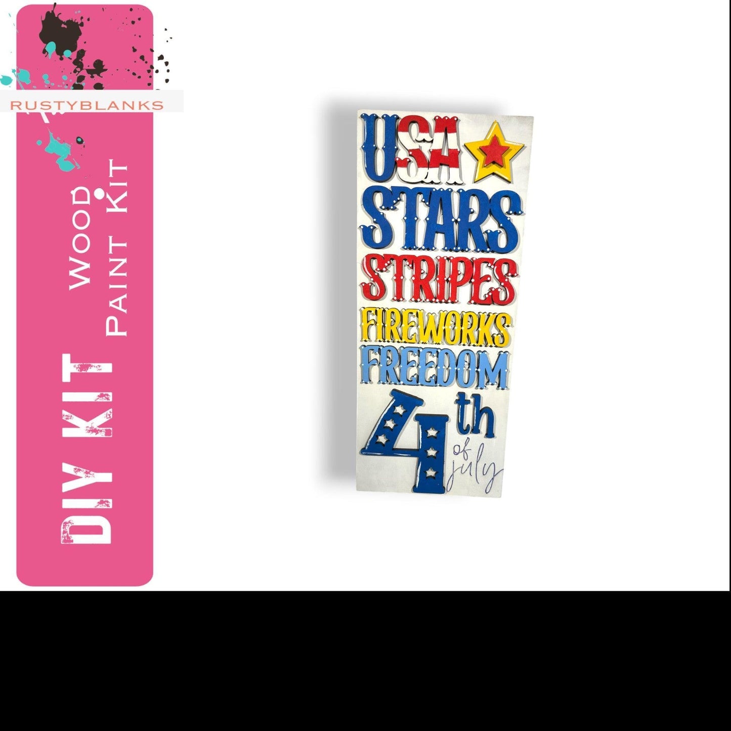 a bookmark with a picture of stars on it