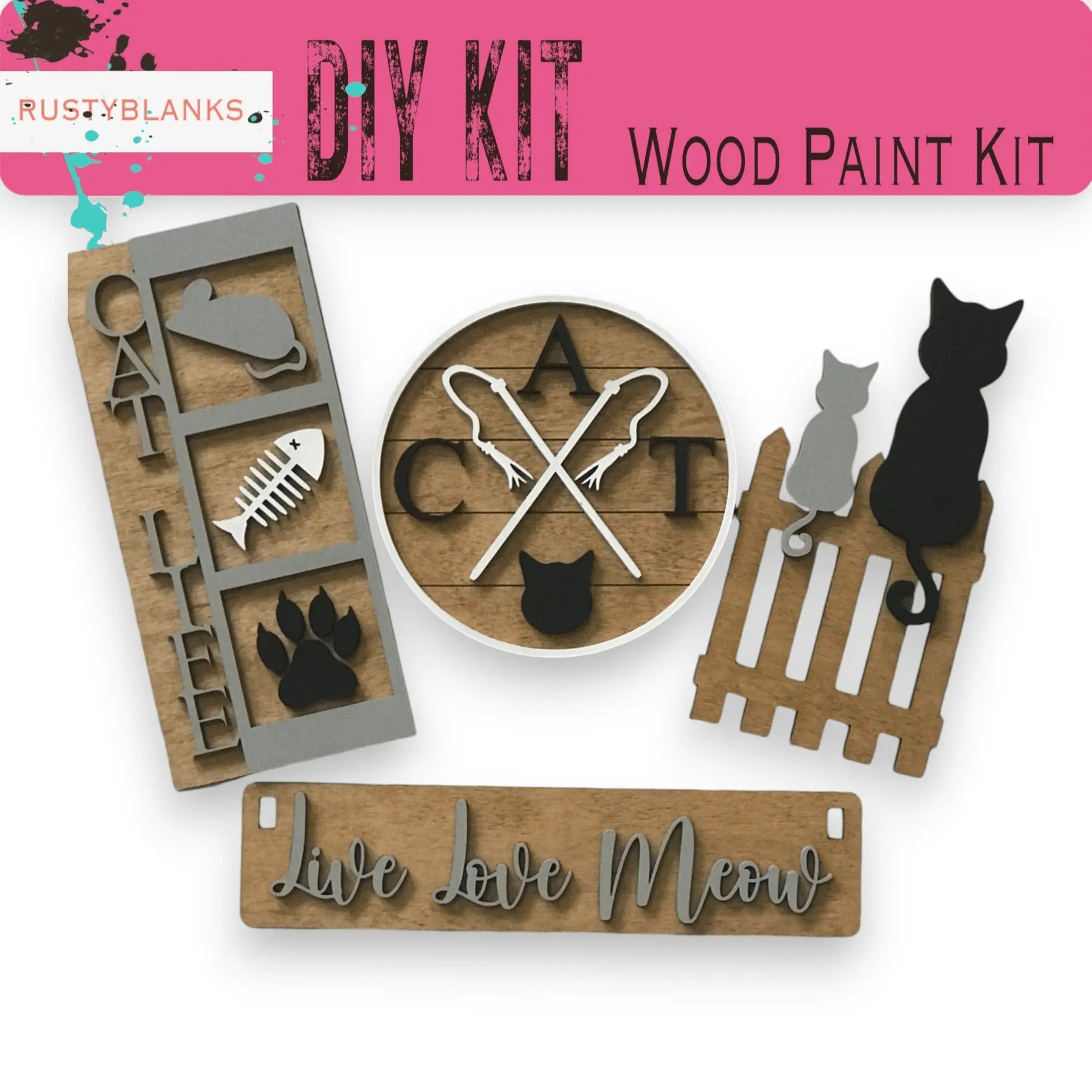a picture of a wood craft kit