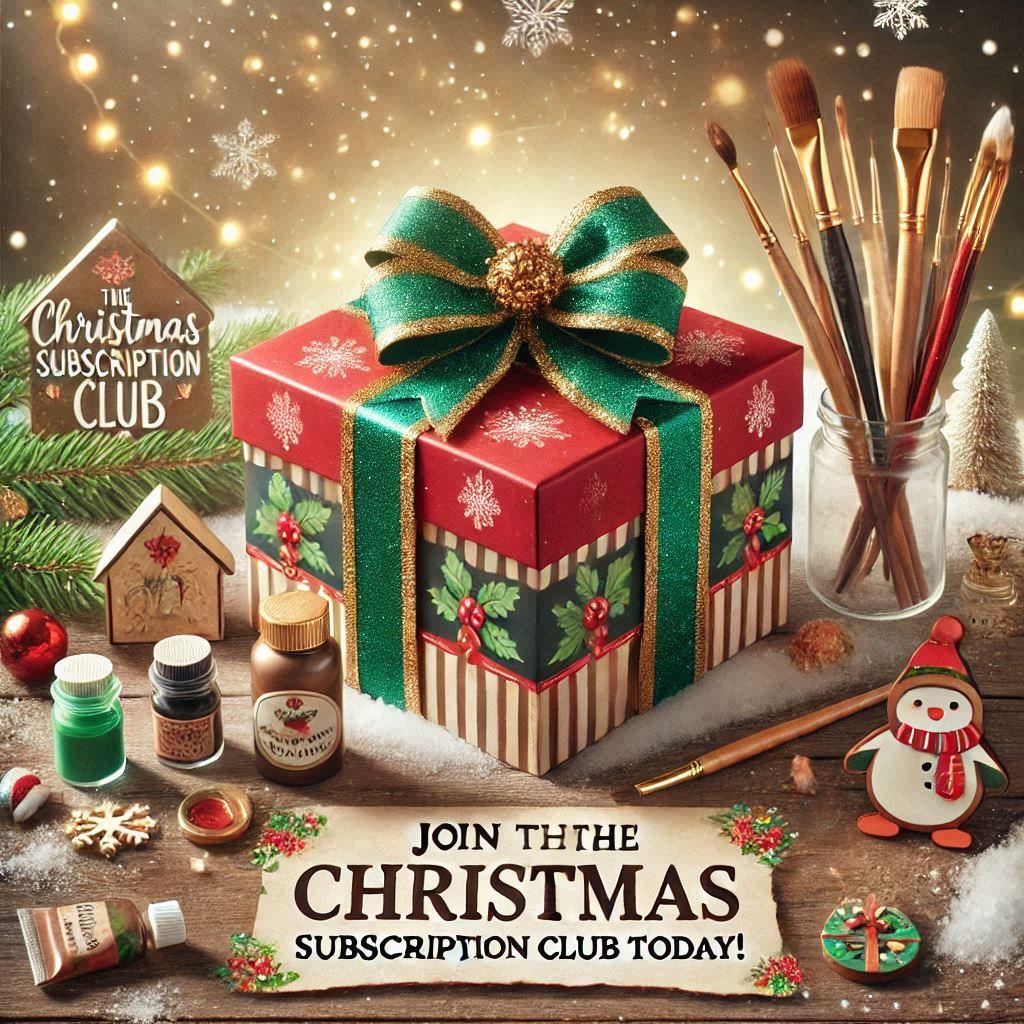 Christmas Club Monthly Subscription Box RusticFarmhouseDecor