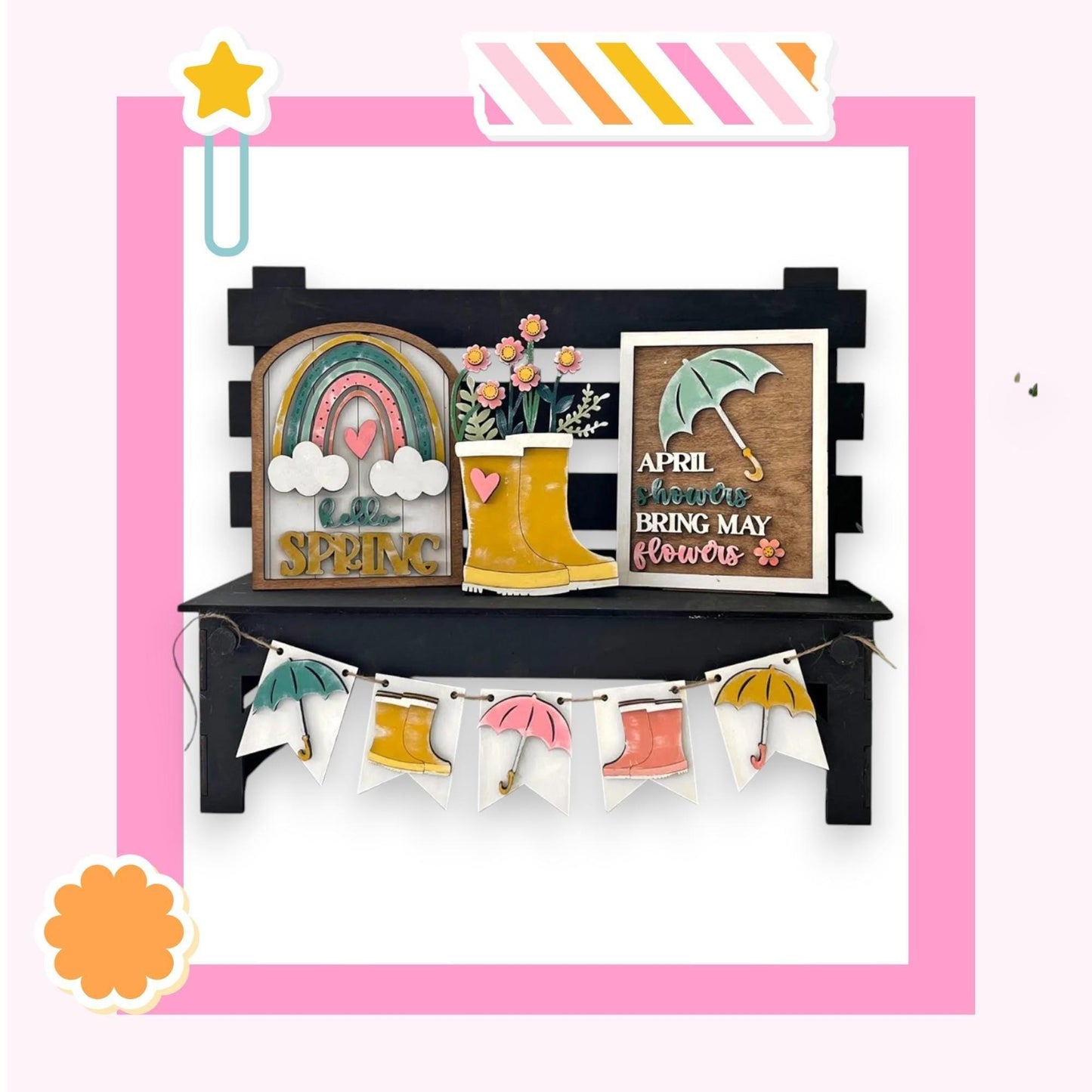 a picture of a shelf with a bunch of items on it