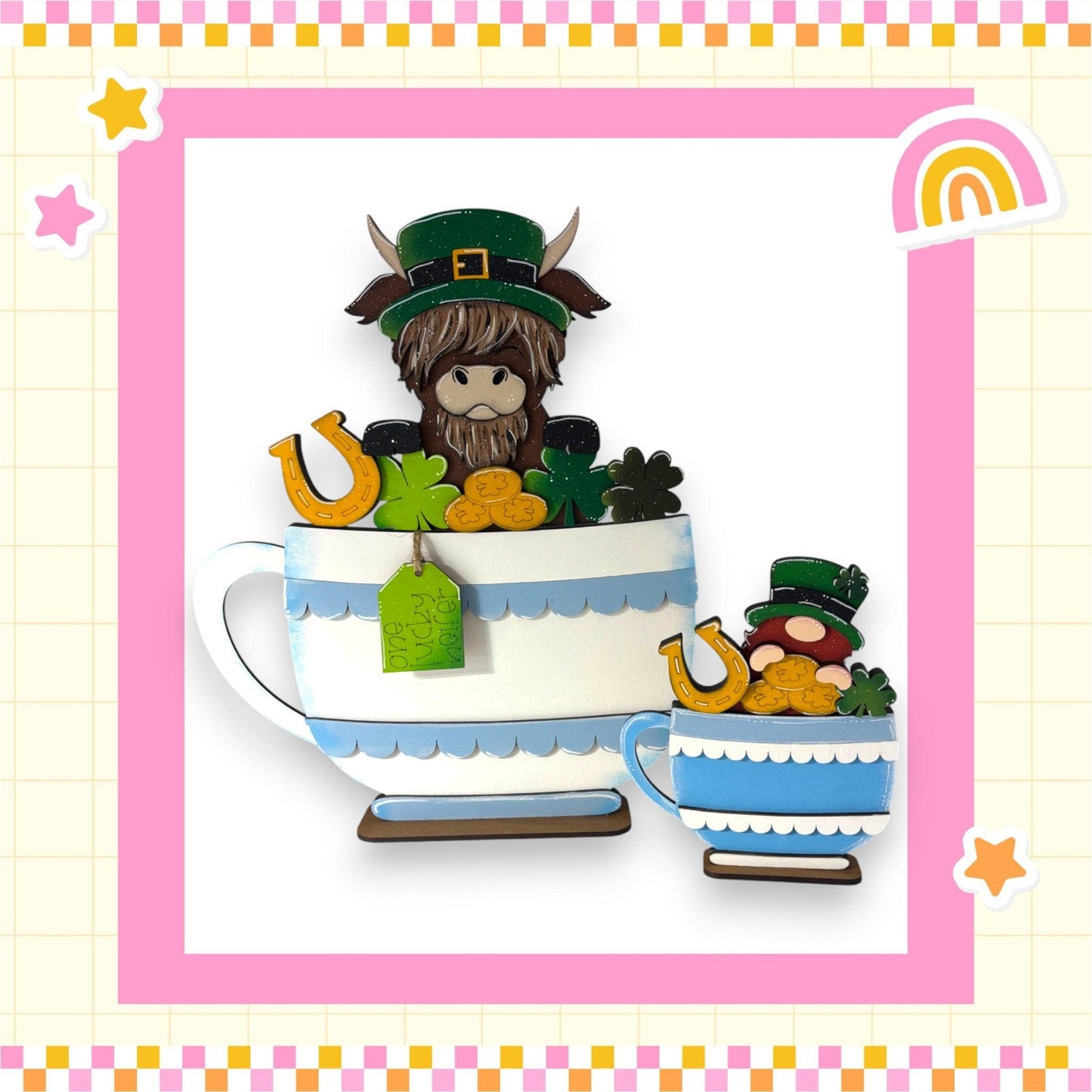 a picture of a cup with a doll in it