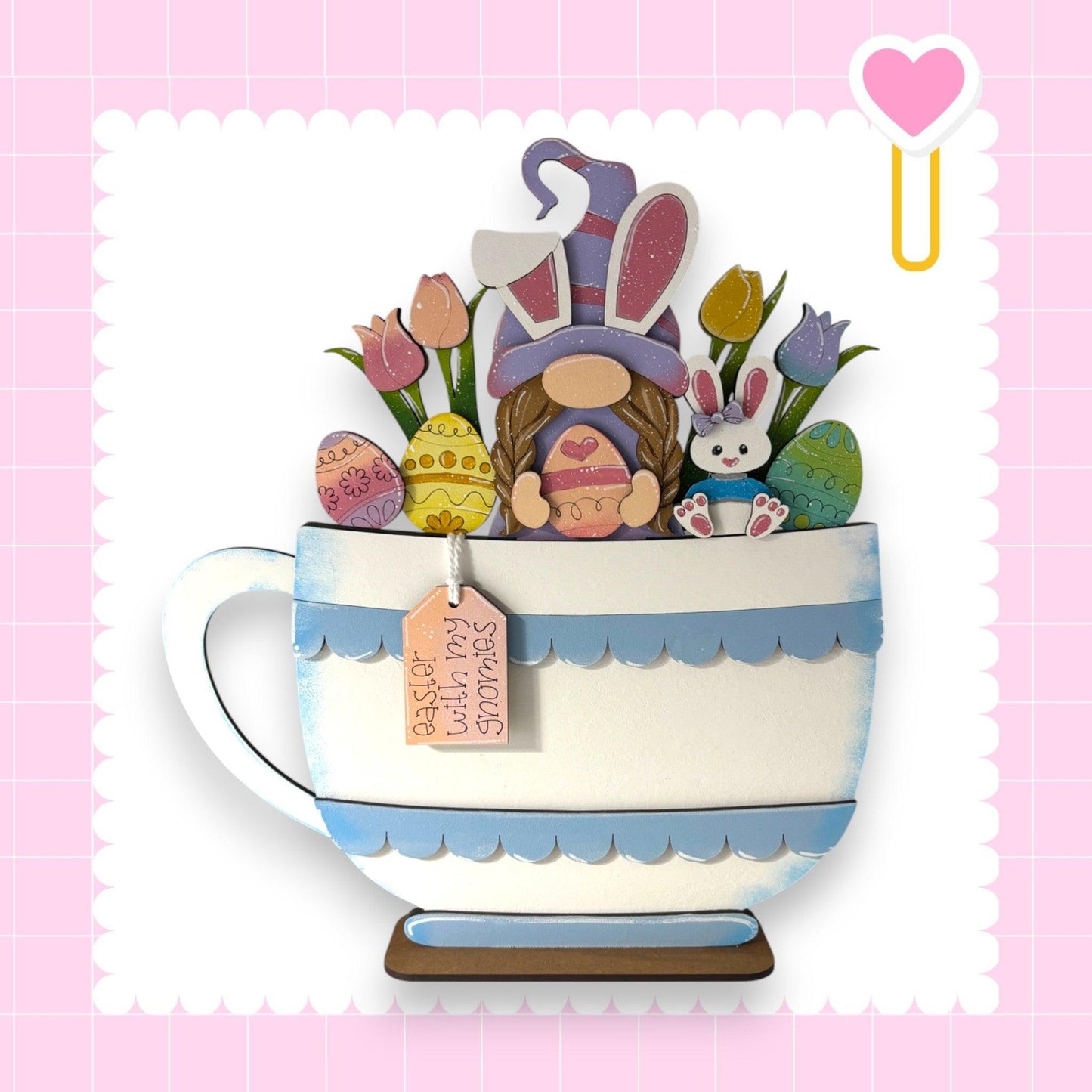 a picture of a cup with a bunny in it