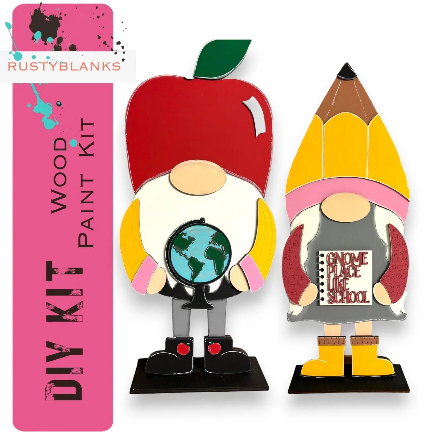 Standing GnomeTeacher Add On RusticFarmhouseDecor