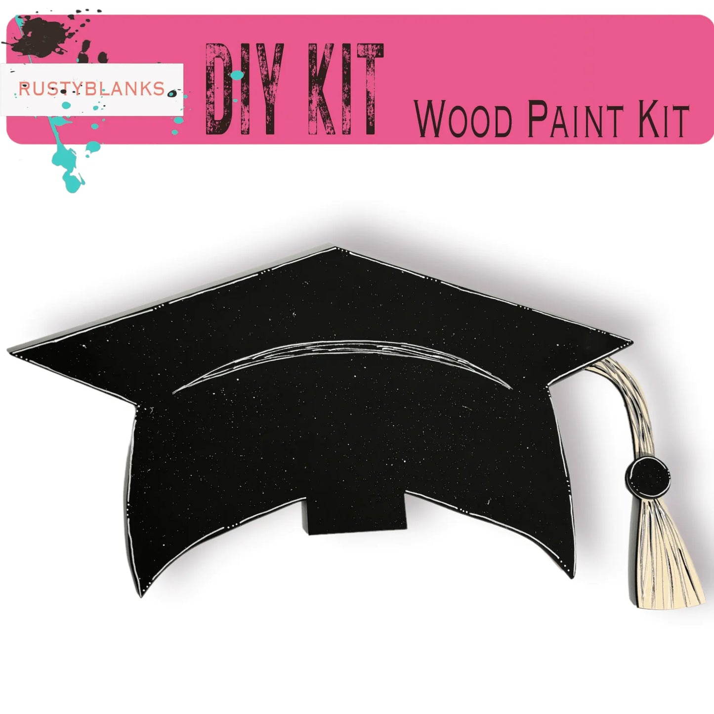 a black graduation cap with a tassel hanging from it