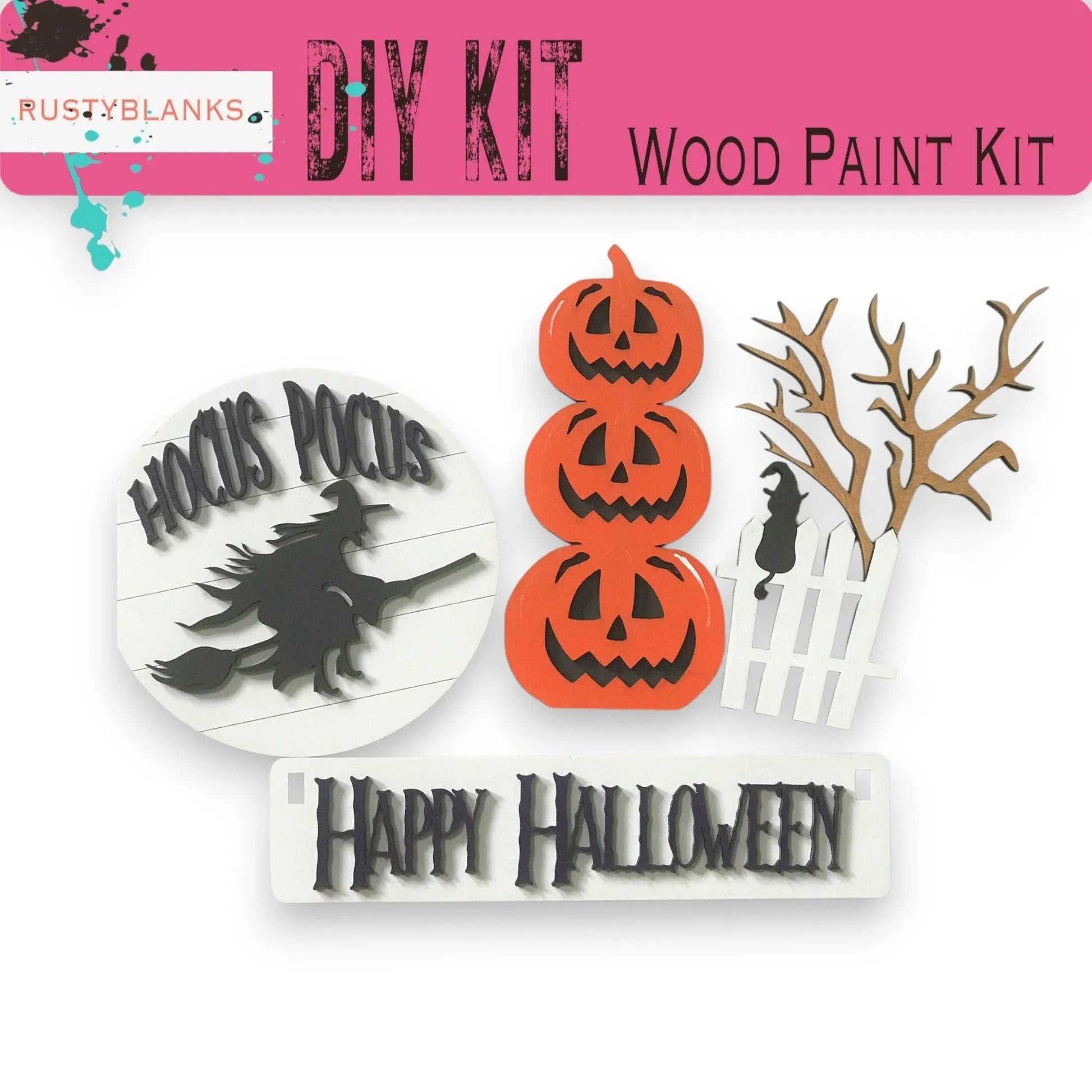 a paper cutout of a halloween scene