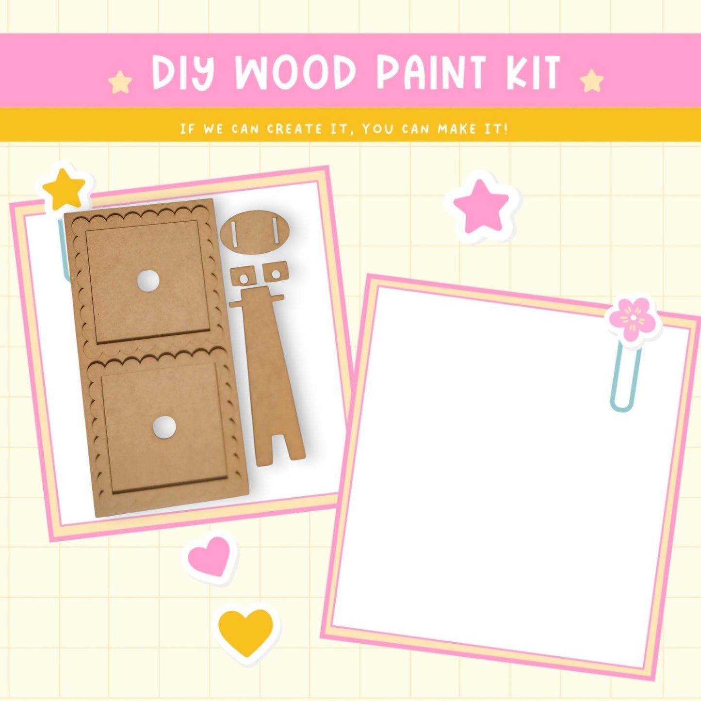 a picture of a wooden paint kit