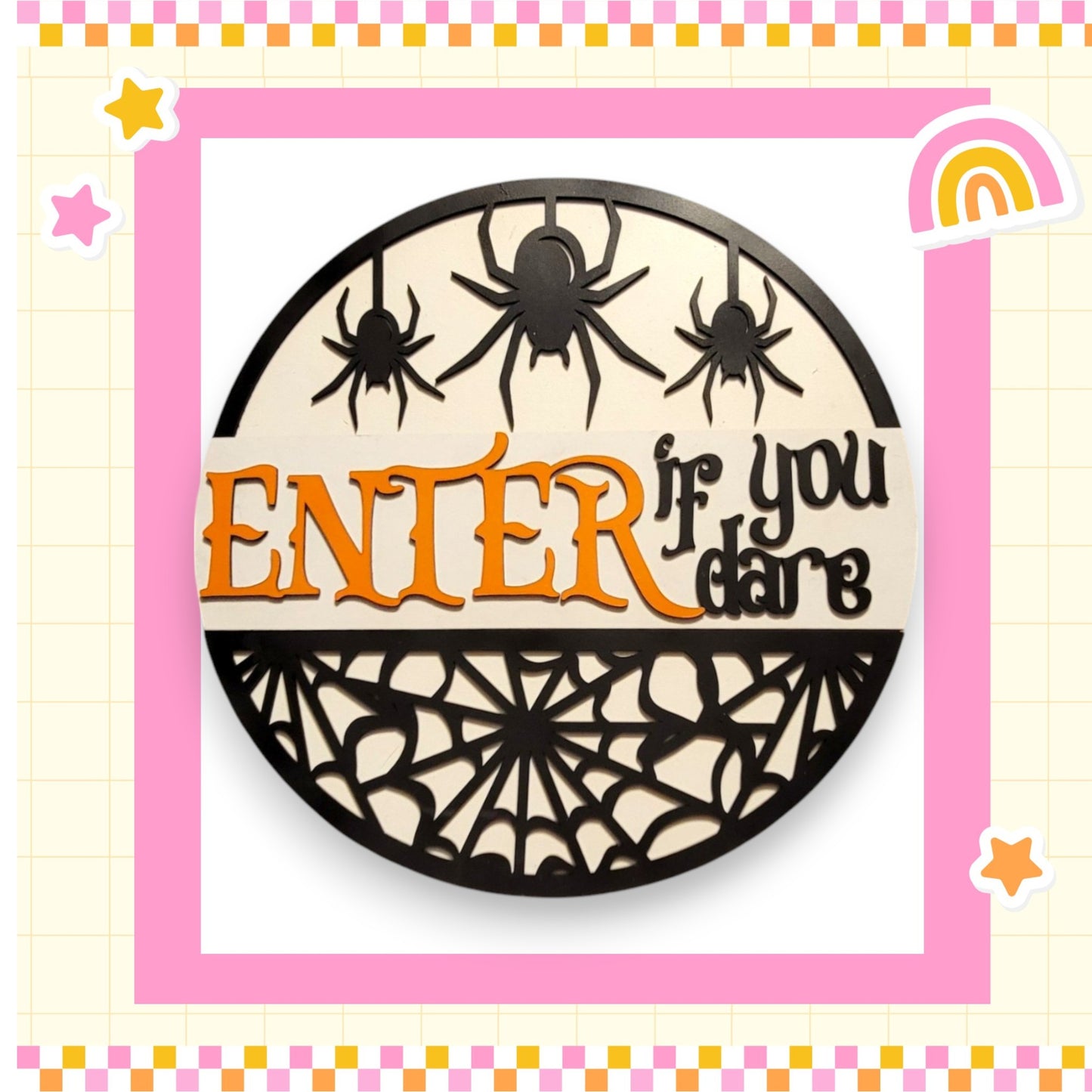 Finsihed Item - Enter if you Dare Door Hanger