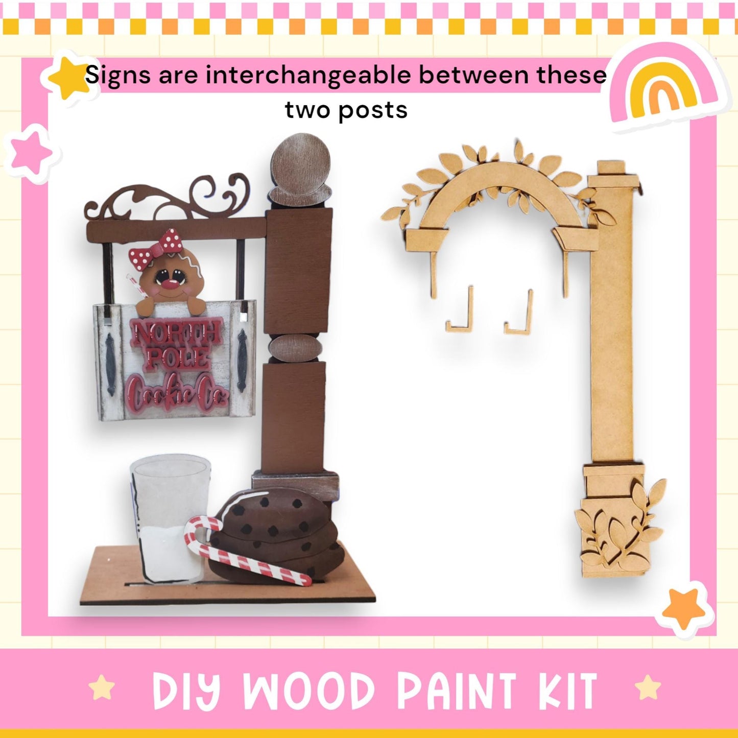 a picture of a diy wood craft kit