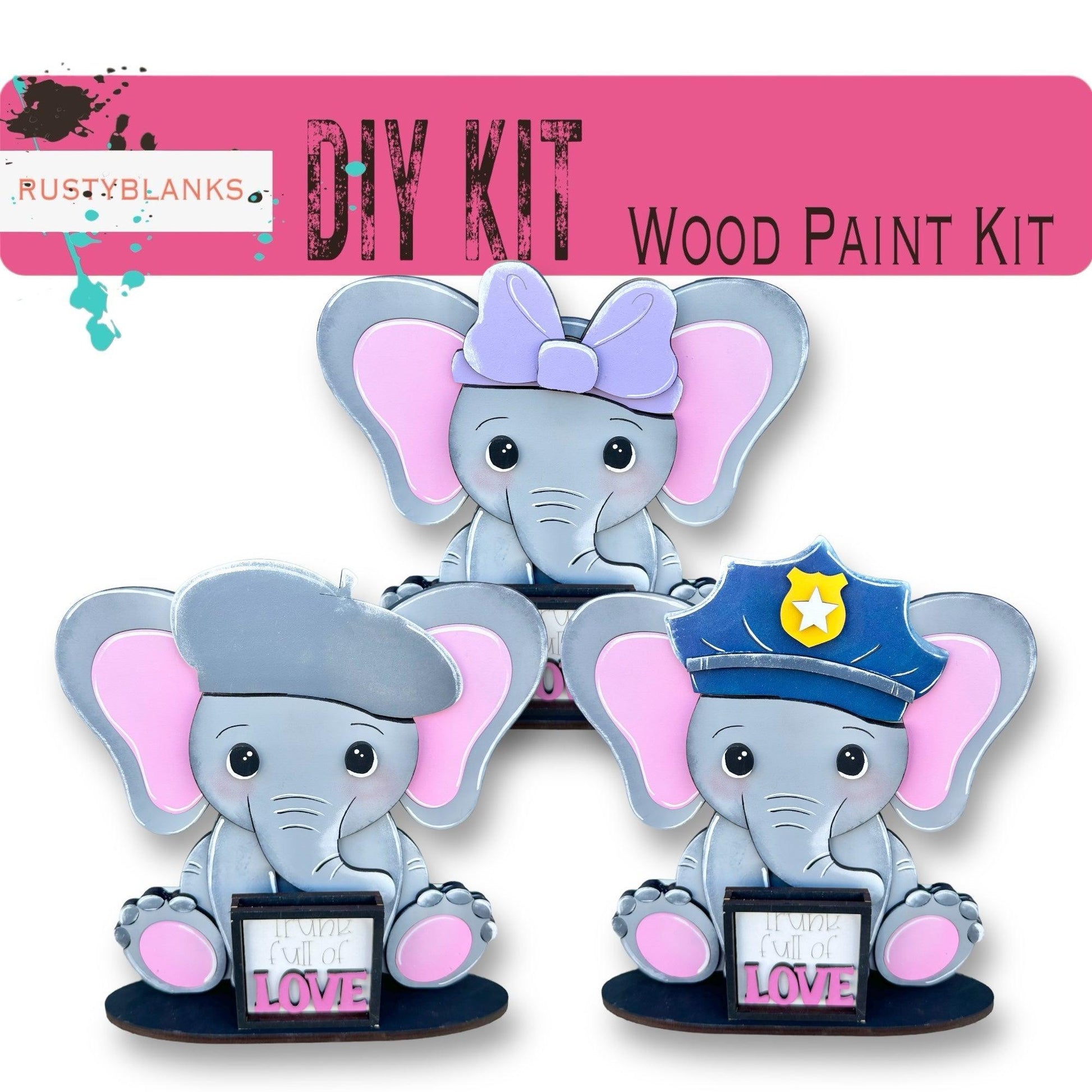 a couple of elephants standing next to each other