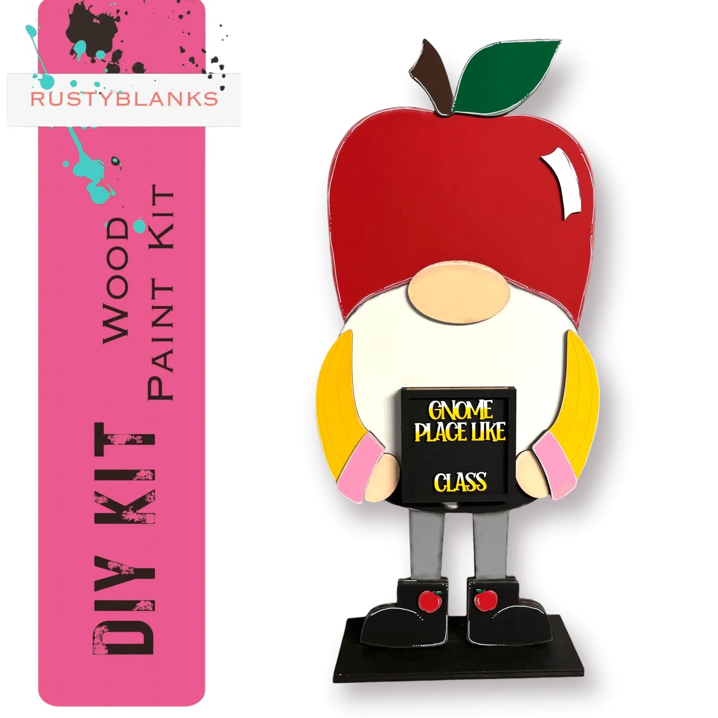 Standing GnomeTeacher Add On RusticFarmhouseDecor