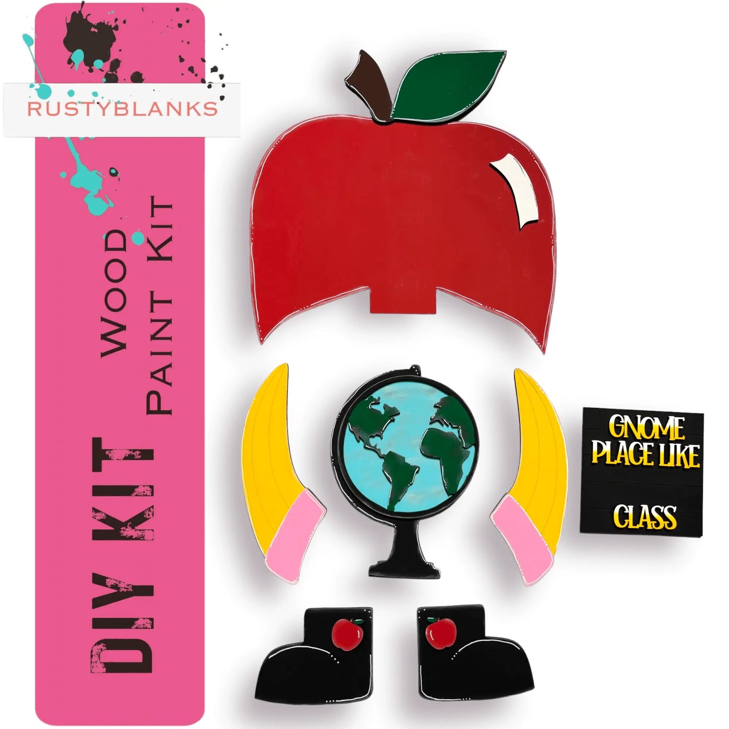 Standing GnomeTeacher Add On RusticFarmhouseDecor