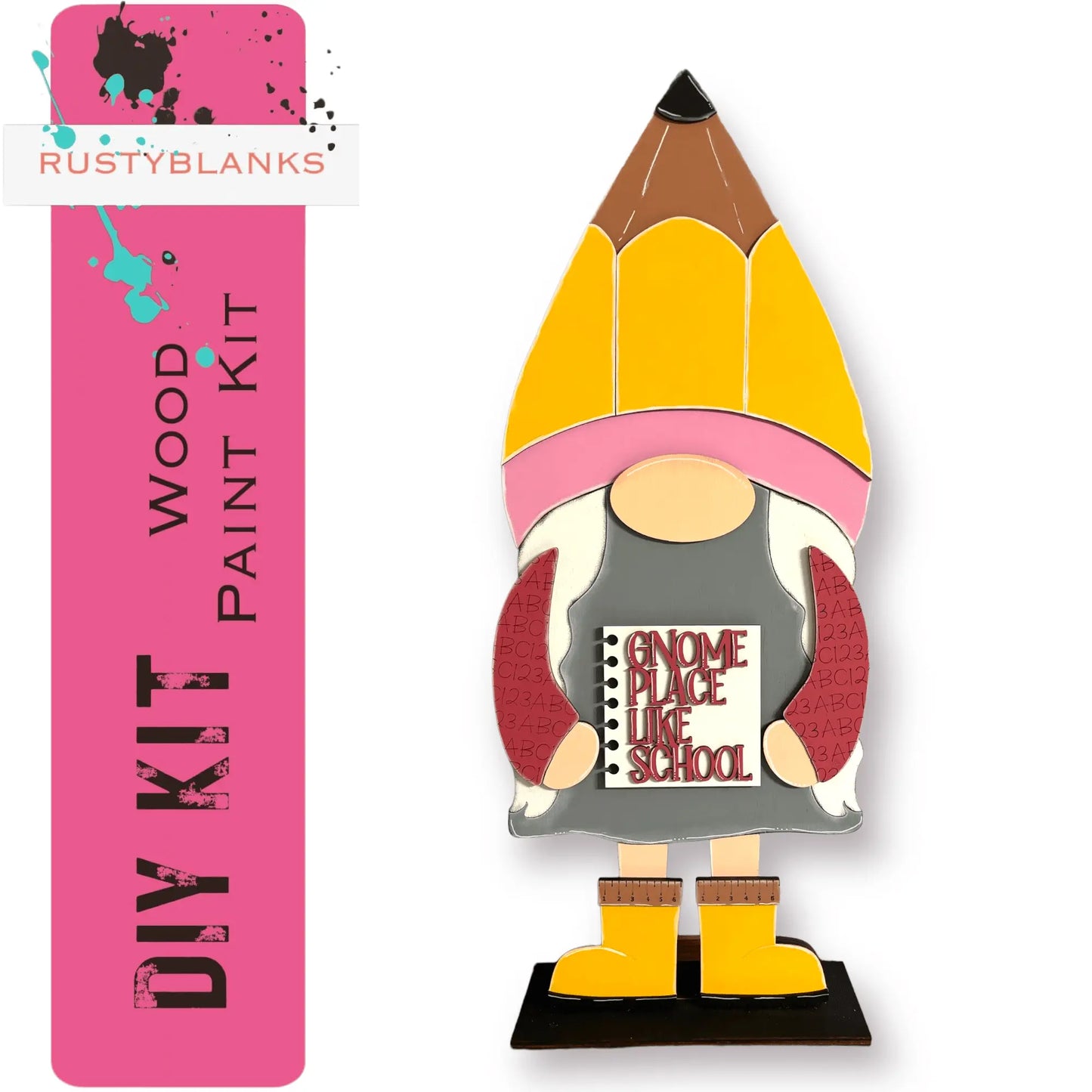 Standing GnomeTeacher Add On RusticFarmhouseDecor