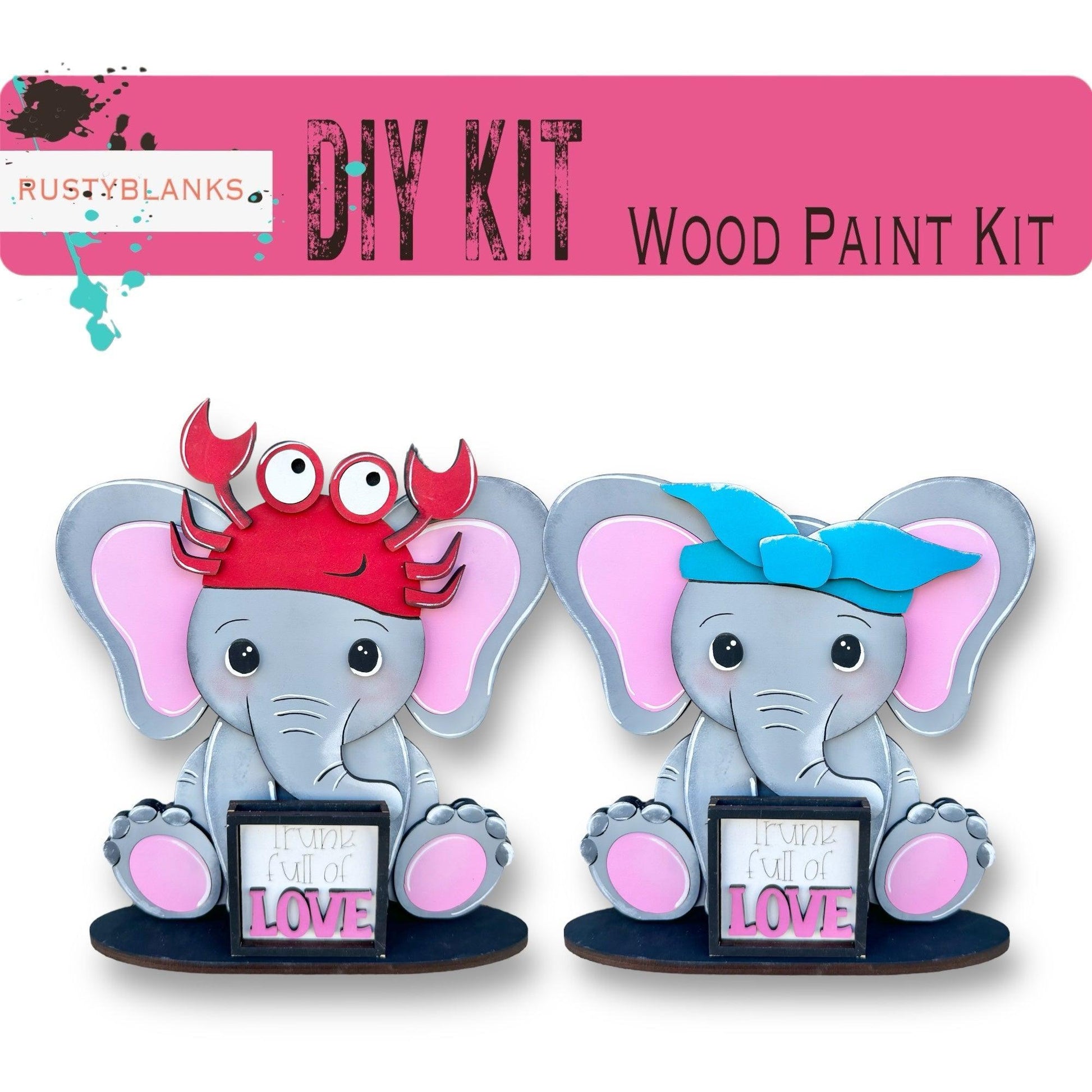 a couple of elephants standing next to each other