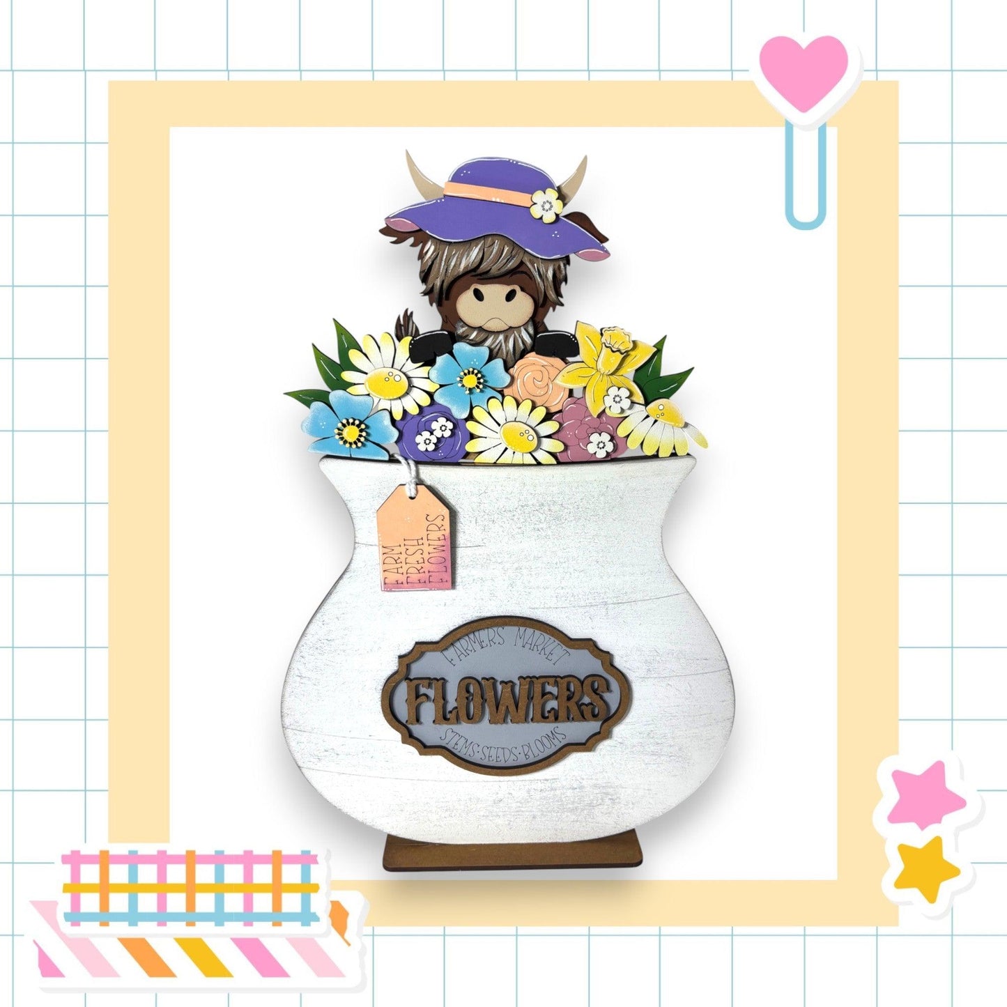 a picture of a flower vase with flowers in it