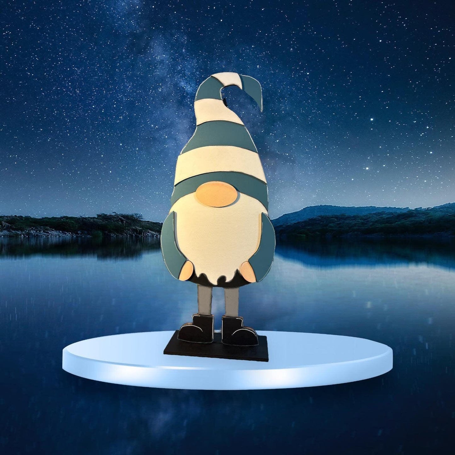 DIY Standing Interchangeable Gnomes Base Kit for Boy or Girl - Create Your Own Adorable Gnome Decor - RusticFarmhouseDecor