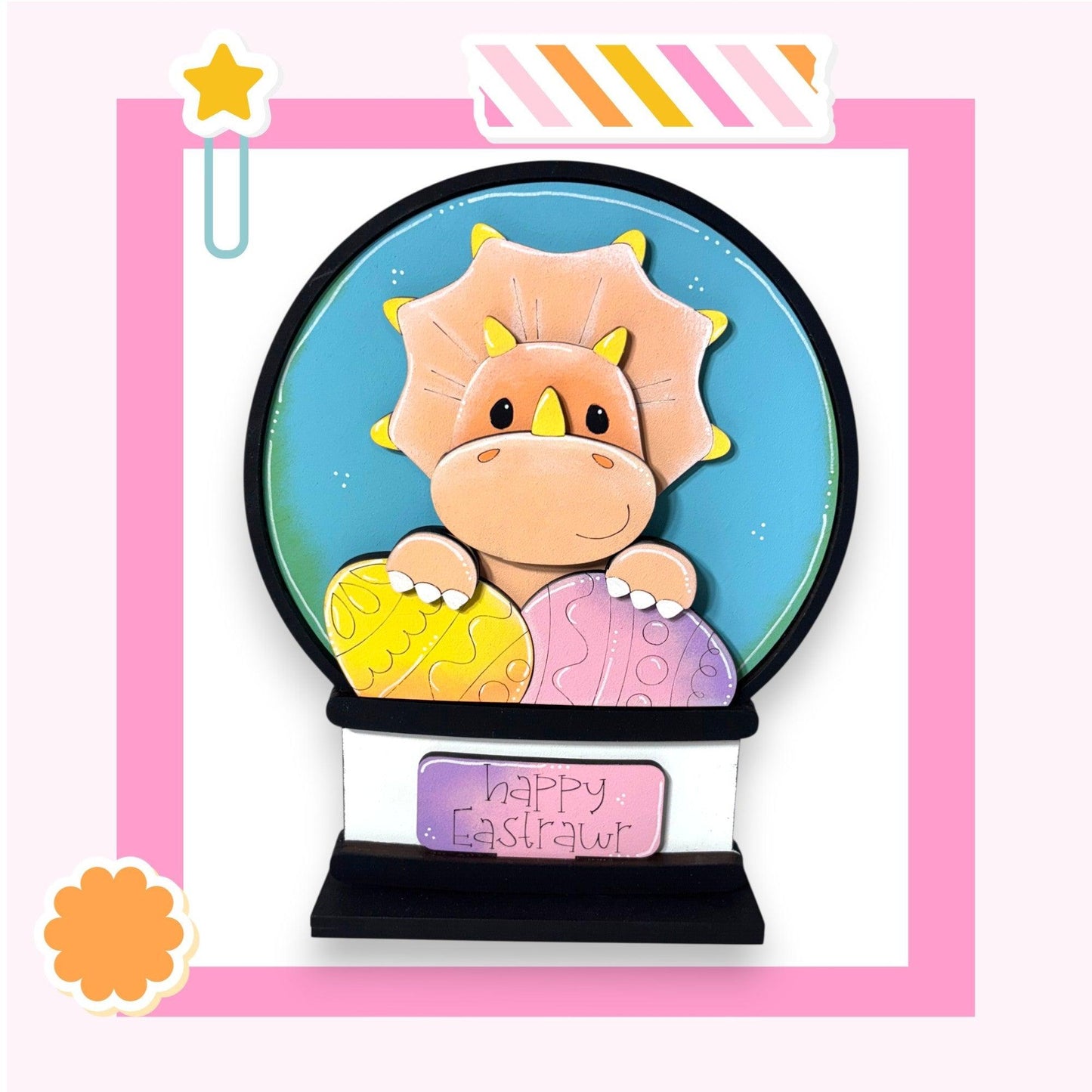 a card with a picture of a cartoon character on it