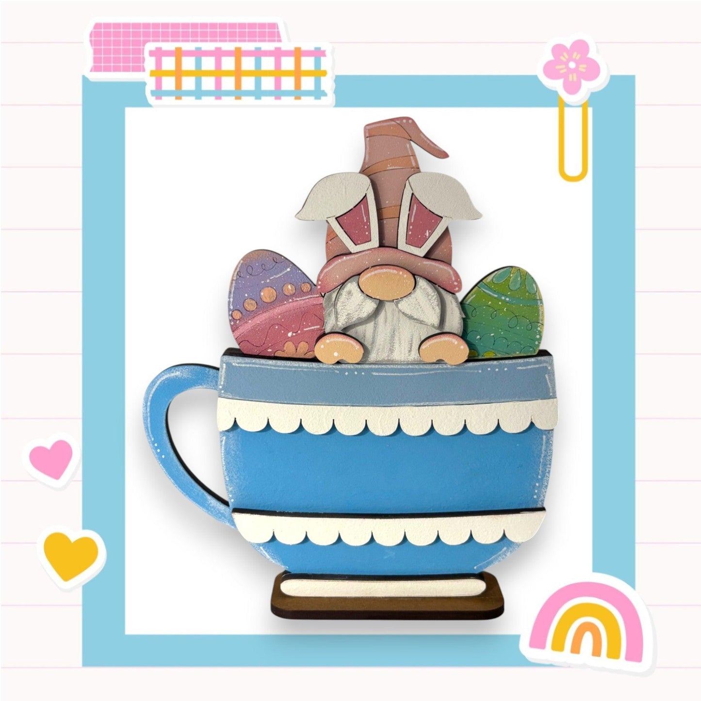 a picture of a tea cup with a dog in it