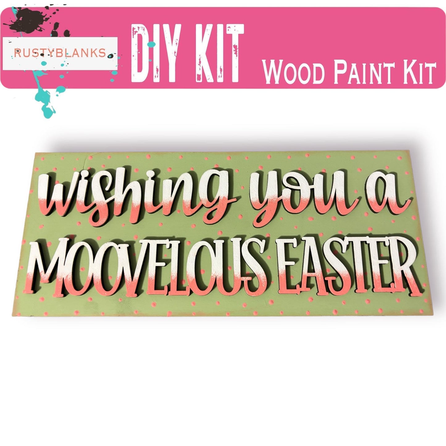 Easter Highland Tiles For The Leaning Ladder - RusticFarmhouseDecor