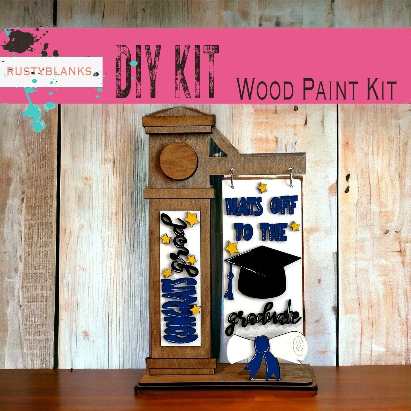 Graduation Inserts for Mini Interchangeable Posts - RusticFarmhouseDecor