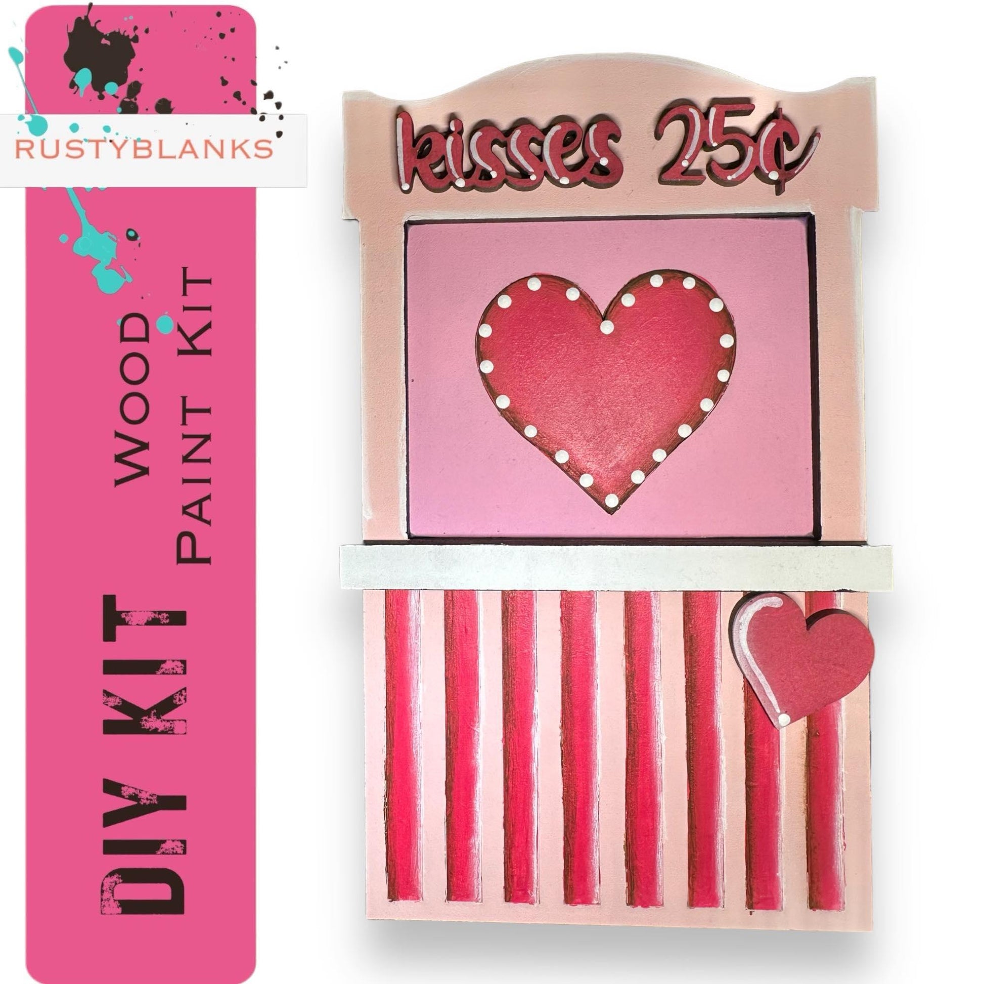 Hello Cupid Valentine Insert for our Interchangeable Window or House DIY Kit - RusticFarmhouseDecor
