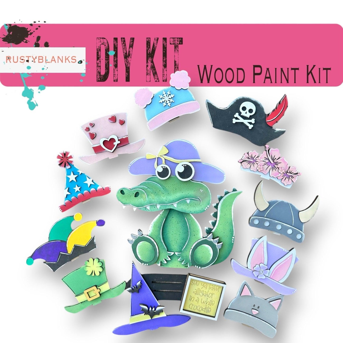 a bunch of different items that are on a white background