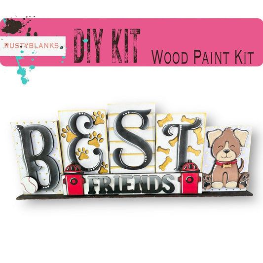 a wooden sign that says best friends