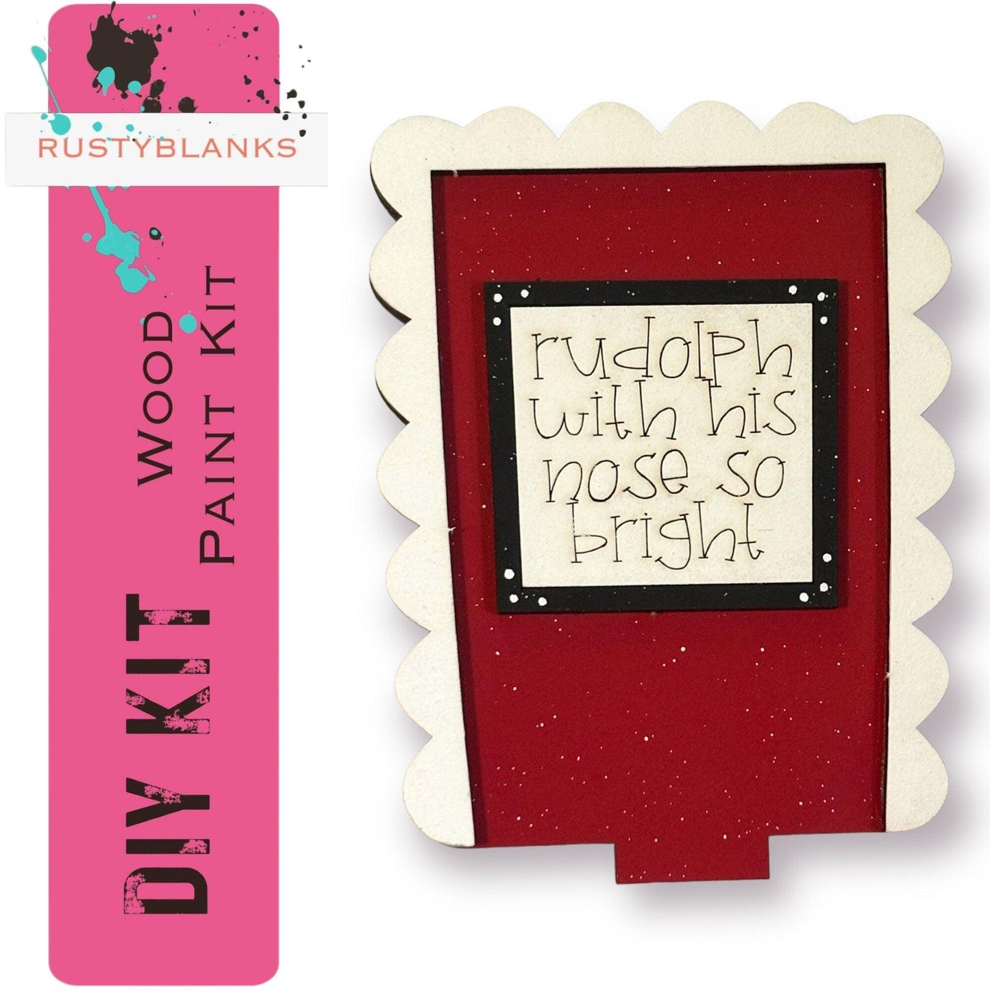 a picture frame with writing on it next to a pink ribbon