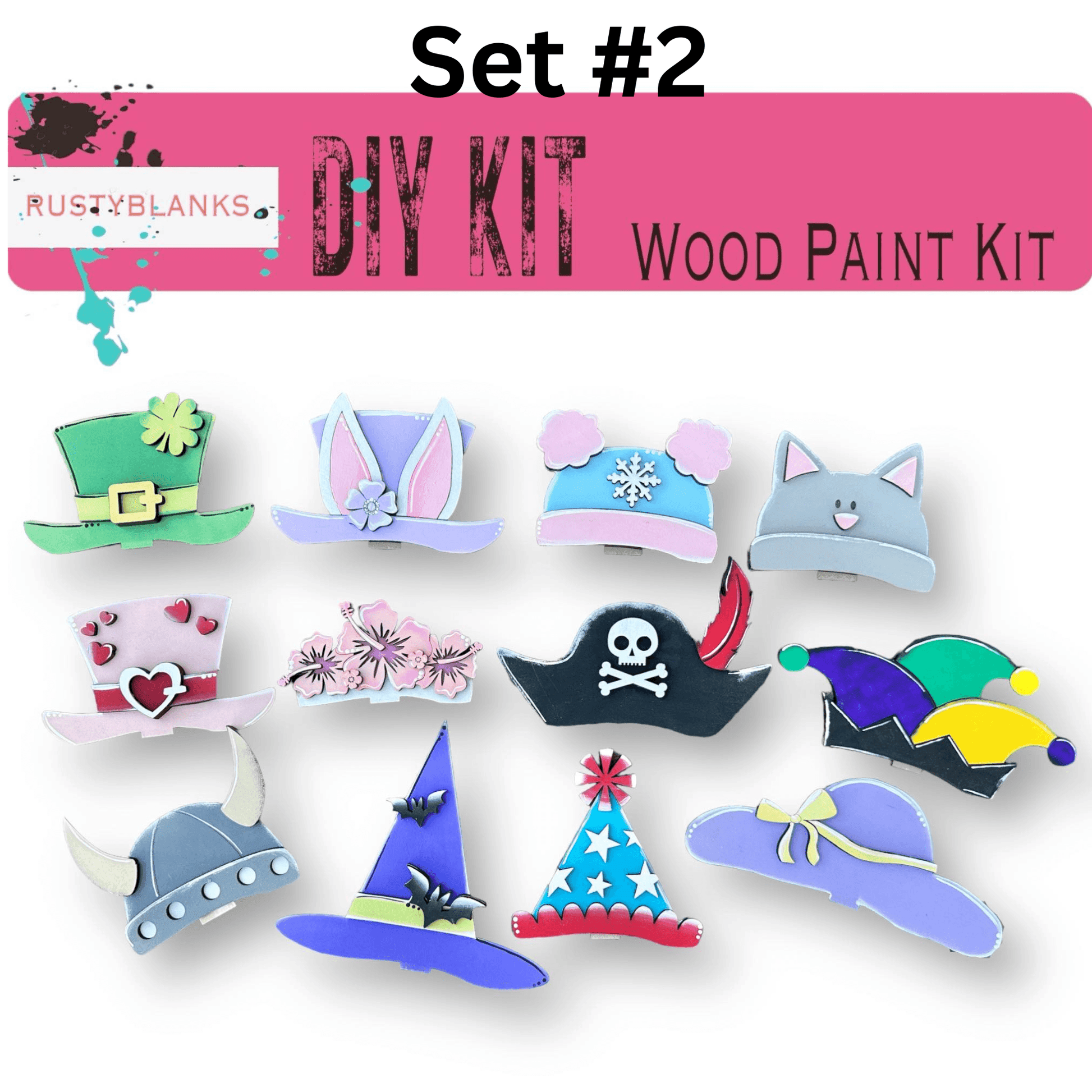 Interchangeable Animal Hats, Party Hats and Bows - RusticFarmhouseDecor