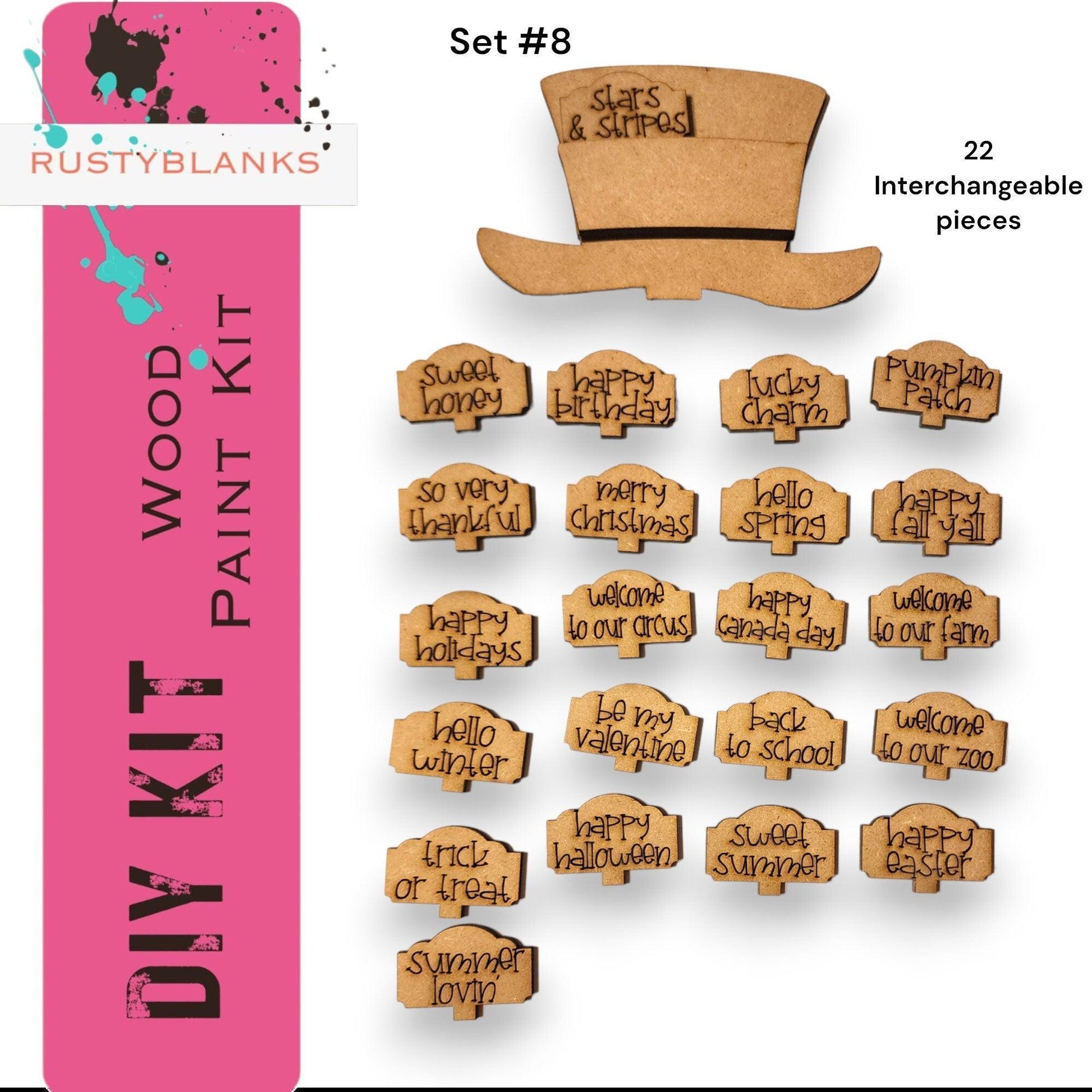 Interchangeable Animal Hats, Party Hats and Bows - RusticFarmhouseDecor