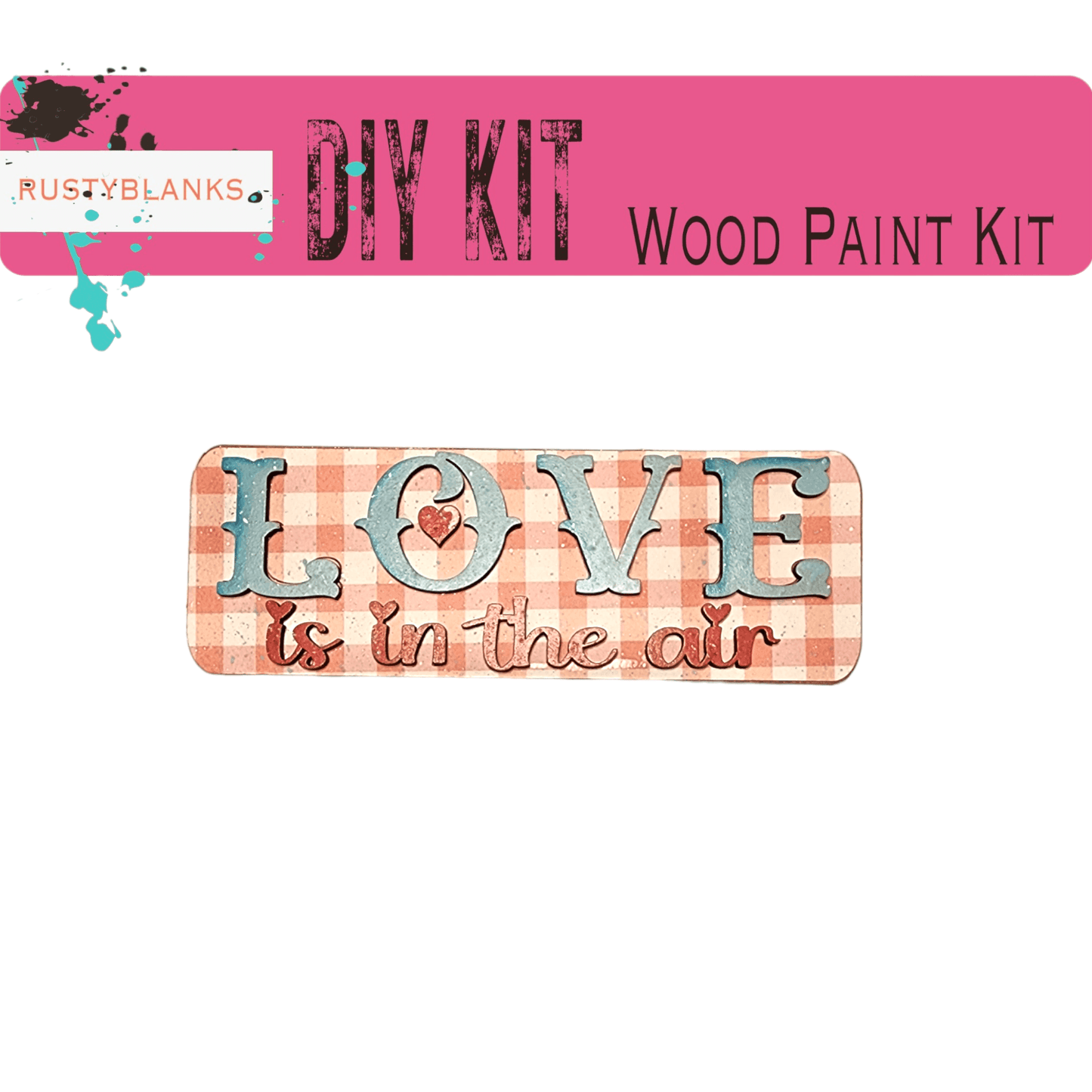 Interchangeable Farmhouse Love is in the Air Truck Insert, Seasonal Truck, DIY Truck Kit, Interchangeable Farmhouse Truck DIY Kit - RusticFarmhouseDecor
