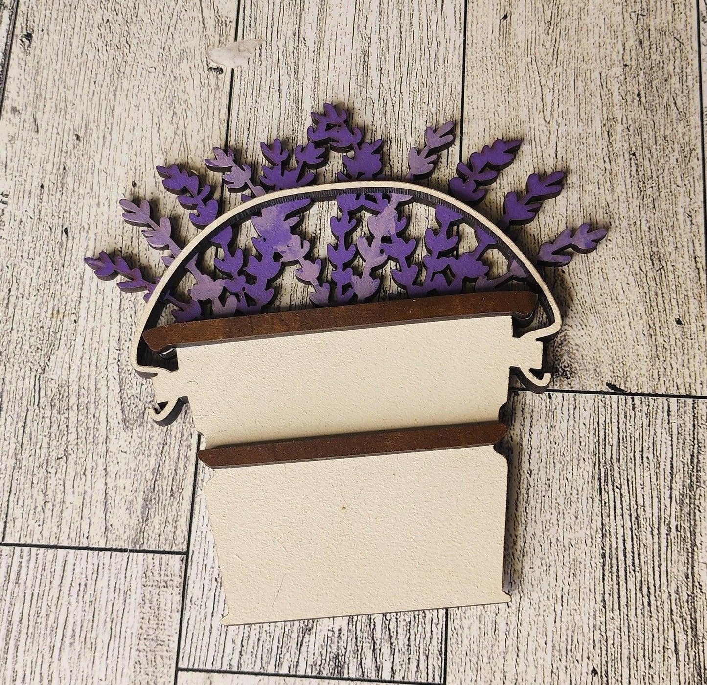 Premade Lavender Tiered Tray Decor, Fresh Cut Lavender display - RusticFarmhouseDecor