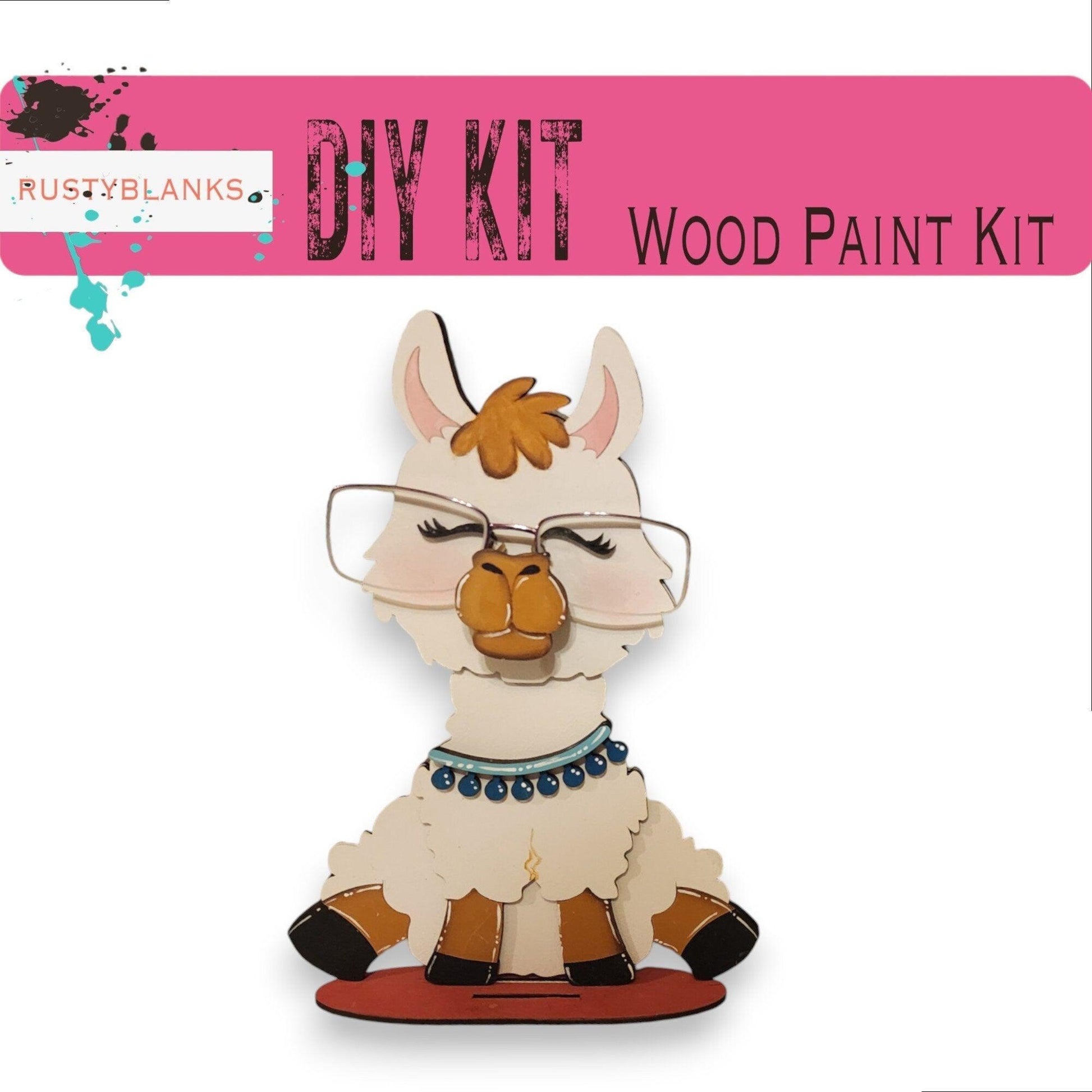 Standing Animals Eyeglass Holder with Tile and Holder - RusticFarmhouseDecor