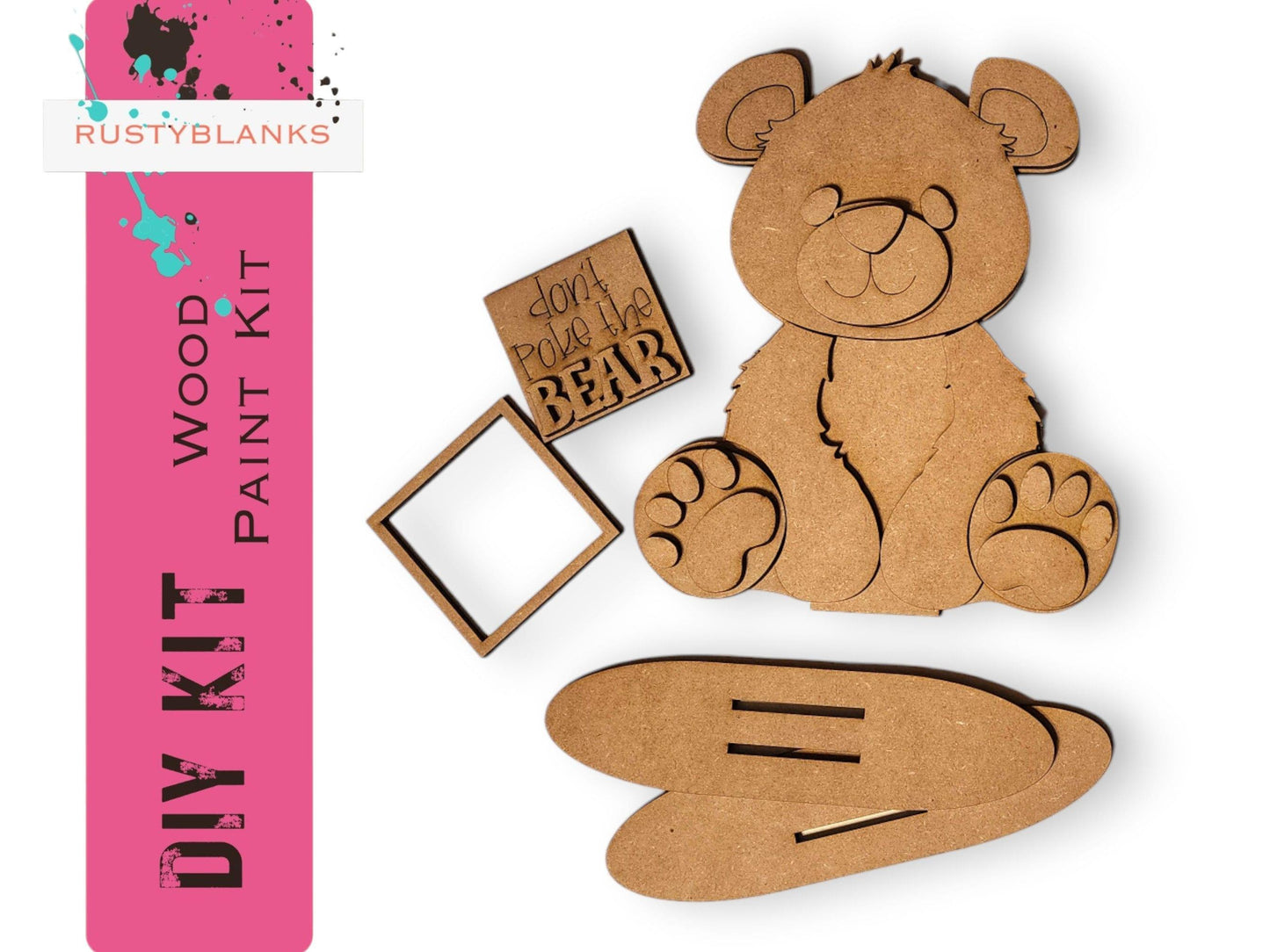 Standing Bear DIY Shelf Sitter Craft Kit - RusticFarmhouseDecor