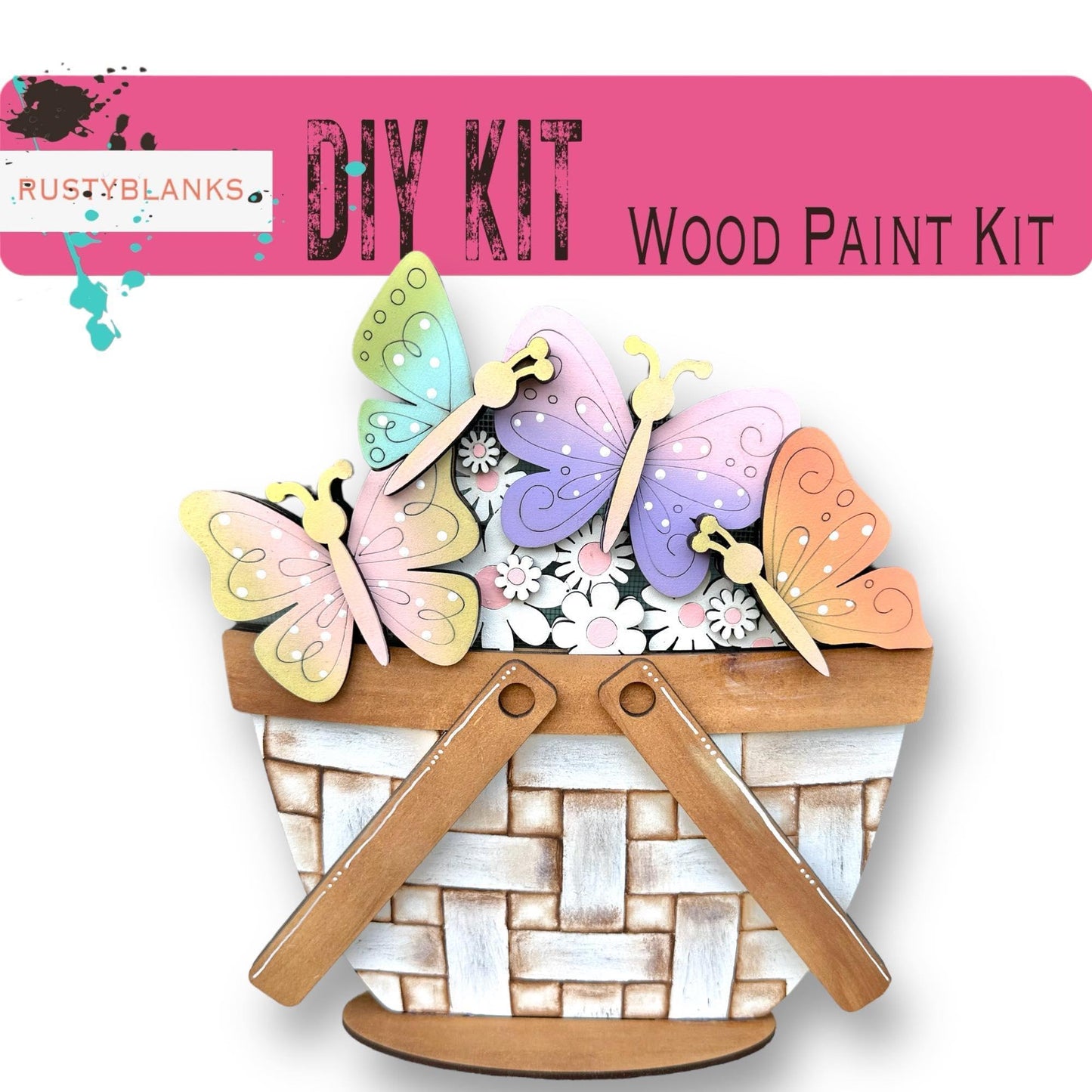 Butterfly Insert for the Interchangeable Flower Basket - RusticFarmhouseDecor