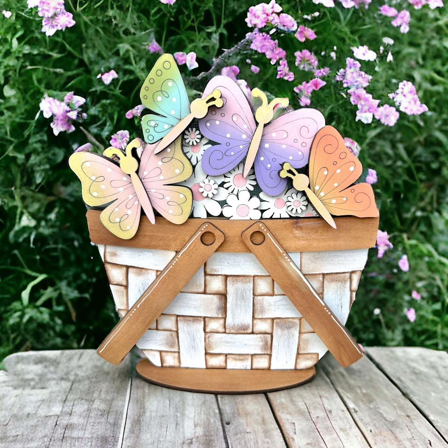 Butterfly Insert for the Interchangeable Flower Basket - RusticFarmhouseDecor
