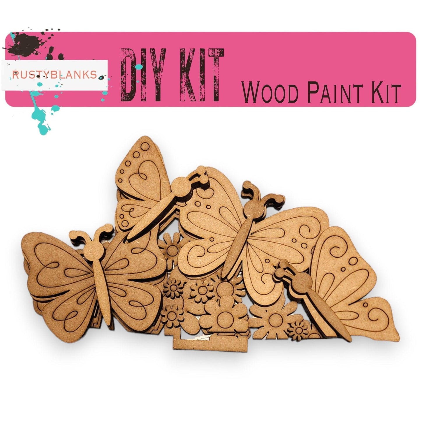 Butterfly Insert for the Interchangeable Flower Basket - RusticFarmhouseDecor