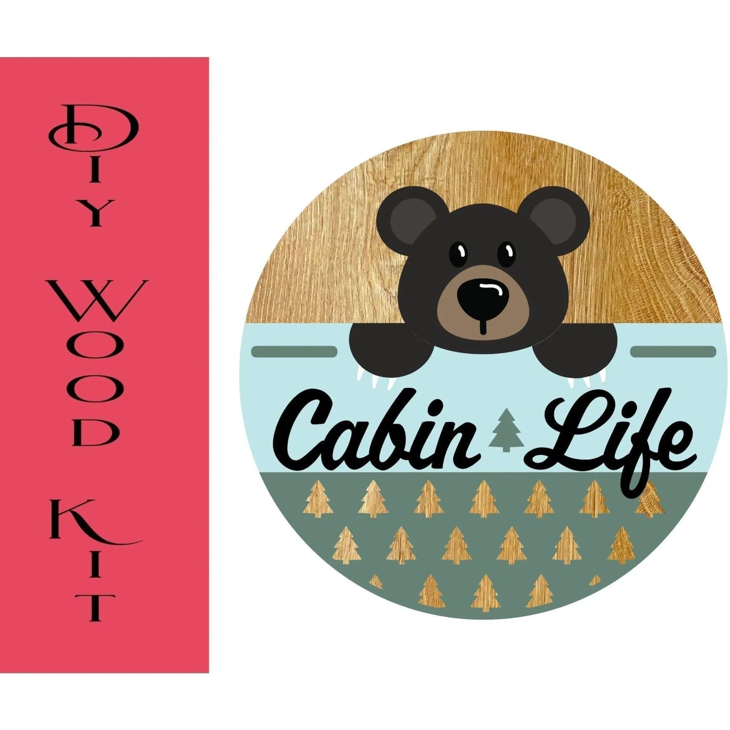 Cabin Life Door Hanger - RusticFarmhouseDecor