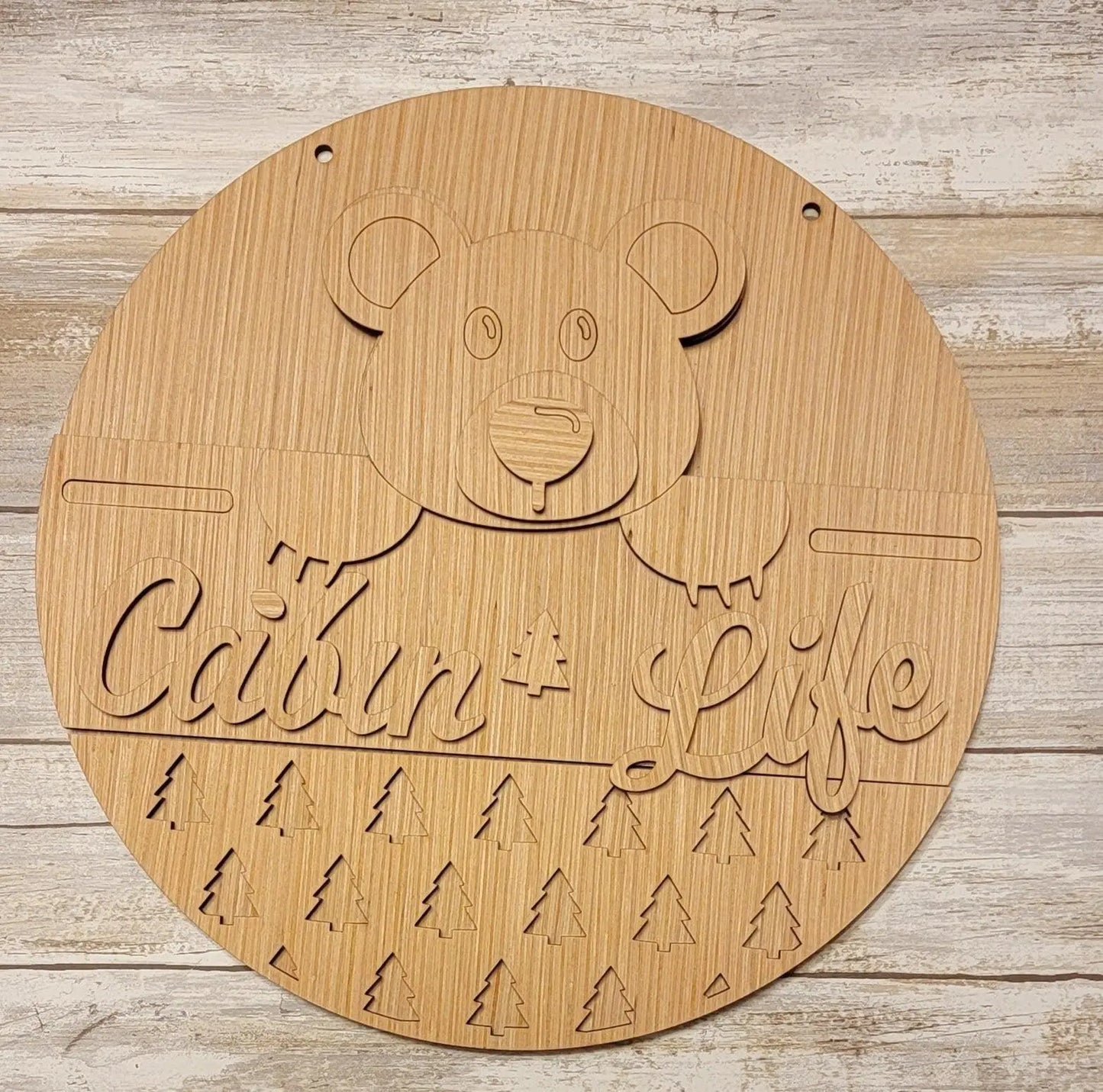 Cabin Life Door Hanger - RusticFarmhouseDecor