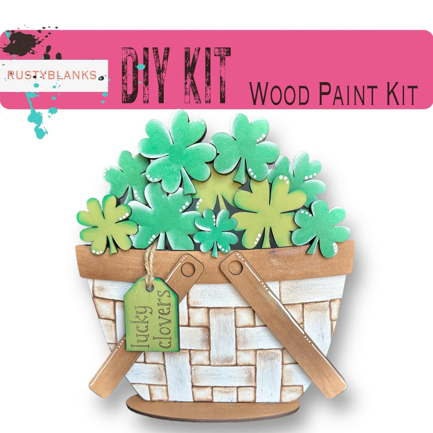 Clover Insert for the Interchangeable Flower Basket - RusticFarmhouseDecor