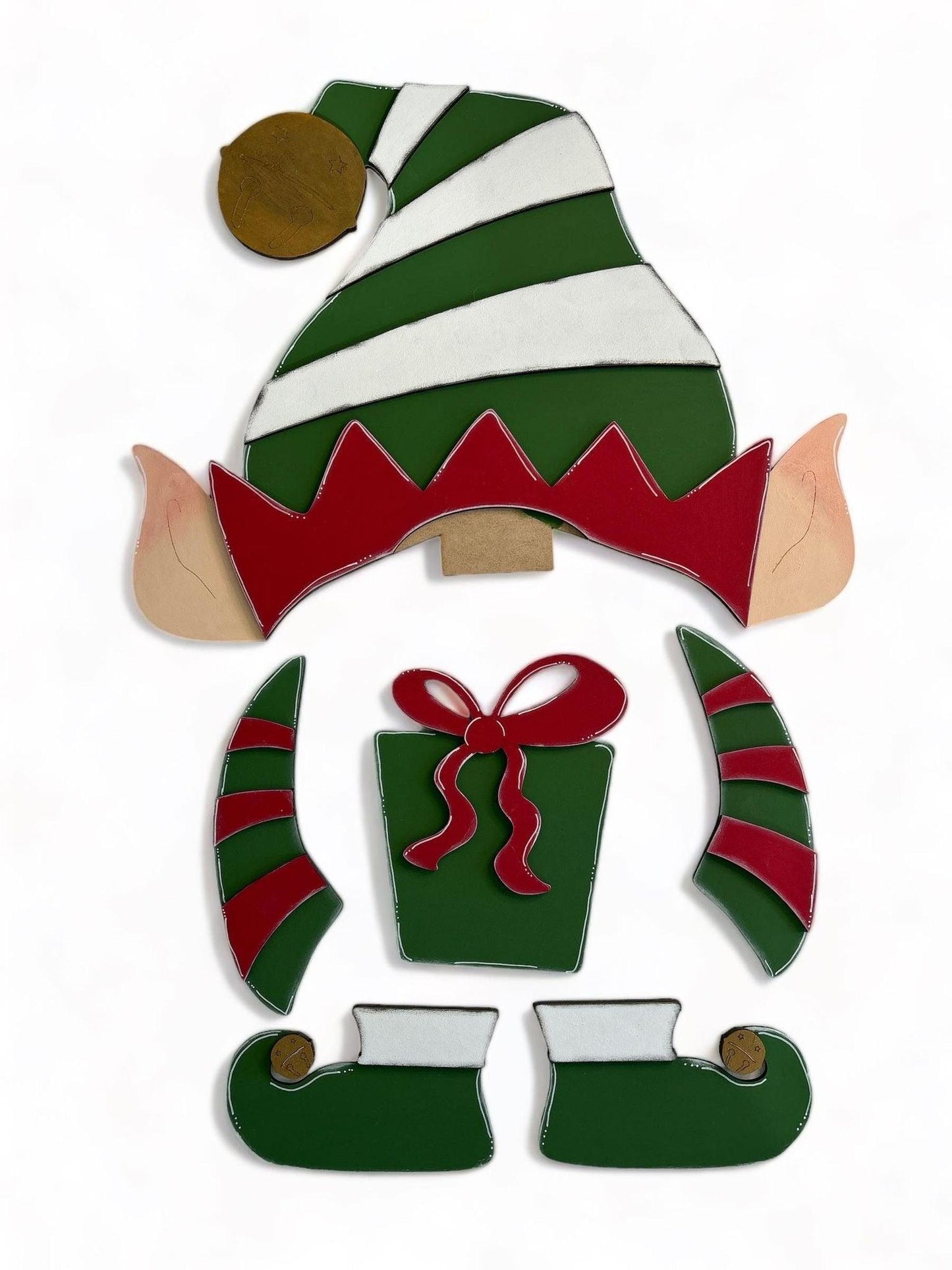 DIY Standing Interchangeable Christmas Elf Gnome Kit for our Boy or Girl Interchangeable Gnomes - RusticFarmhouseDecor