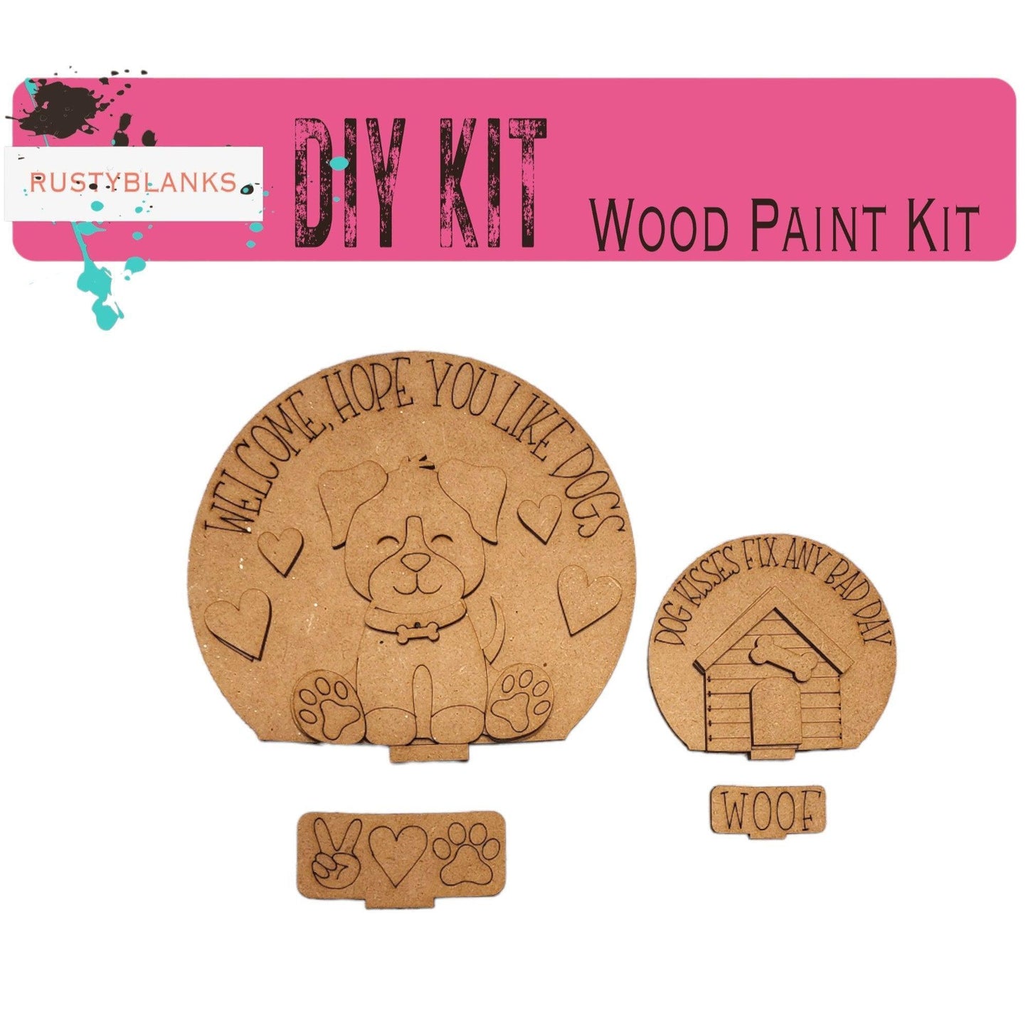 Dog Insert for Snow Globe DIY Interchangeable Decor, Gift for Her - RusticFarmhouseDecor