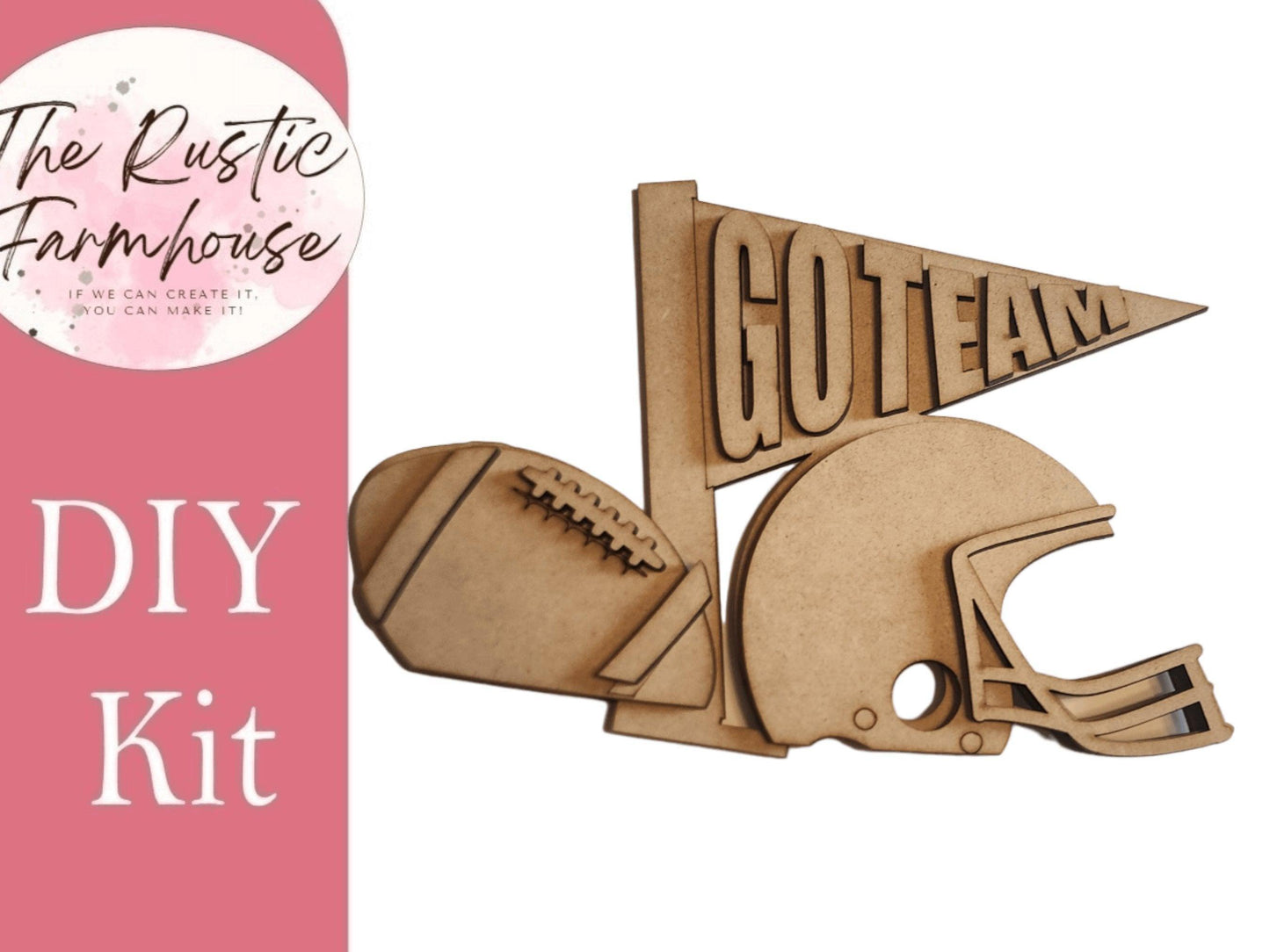 Football Insert for the Interchangeable Flower Basket - RusticFarmhouseDecor