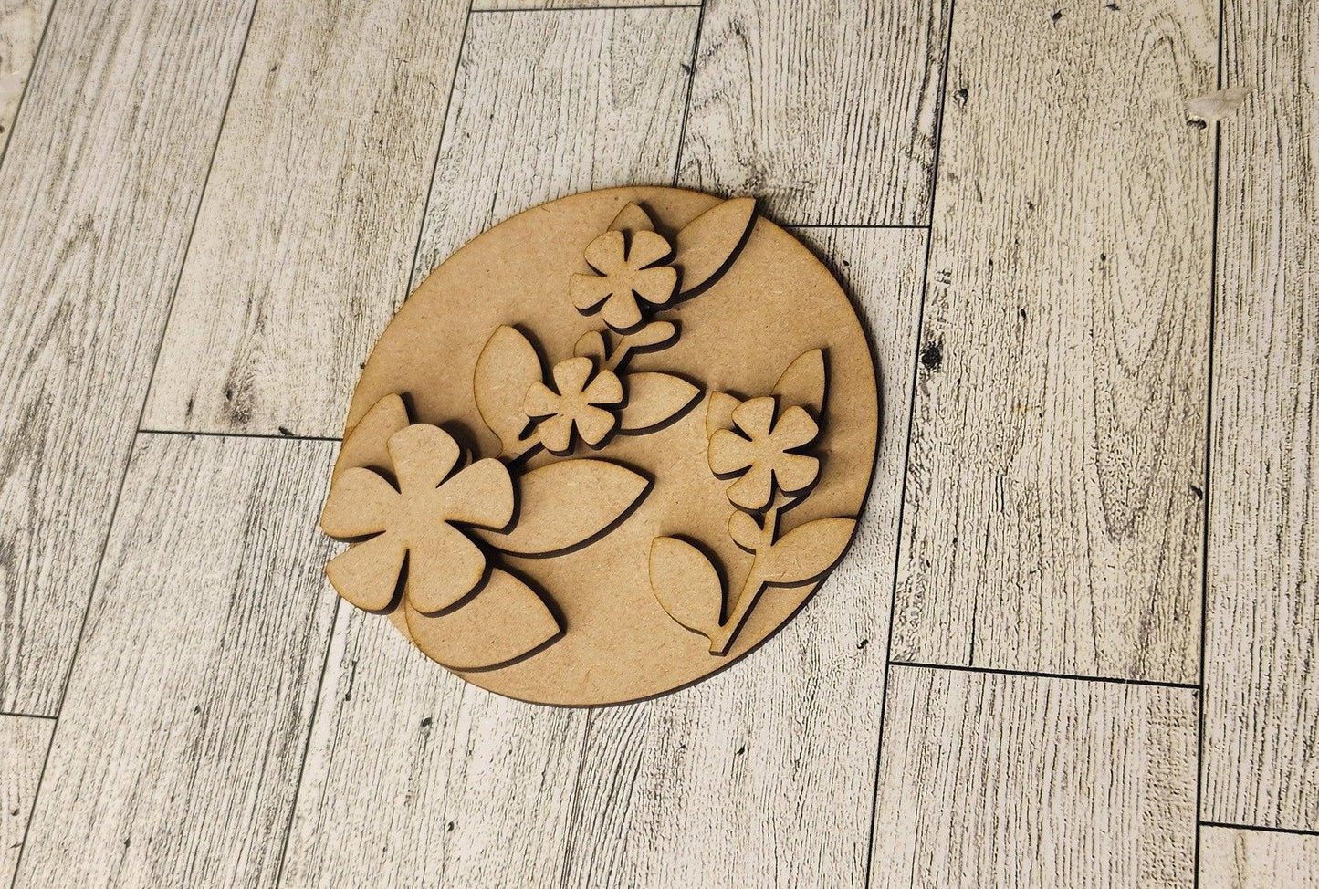 Fresh Flowers Market Tiered Tray Decor - RusticFarmhouseDecor