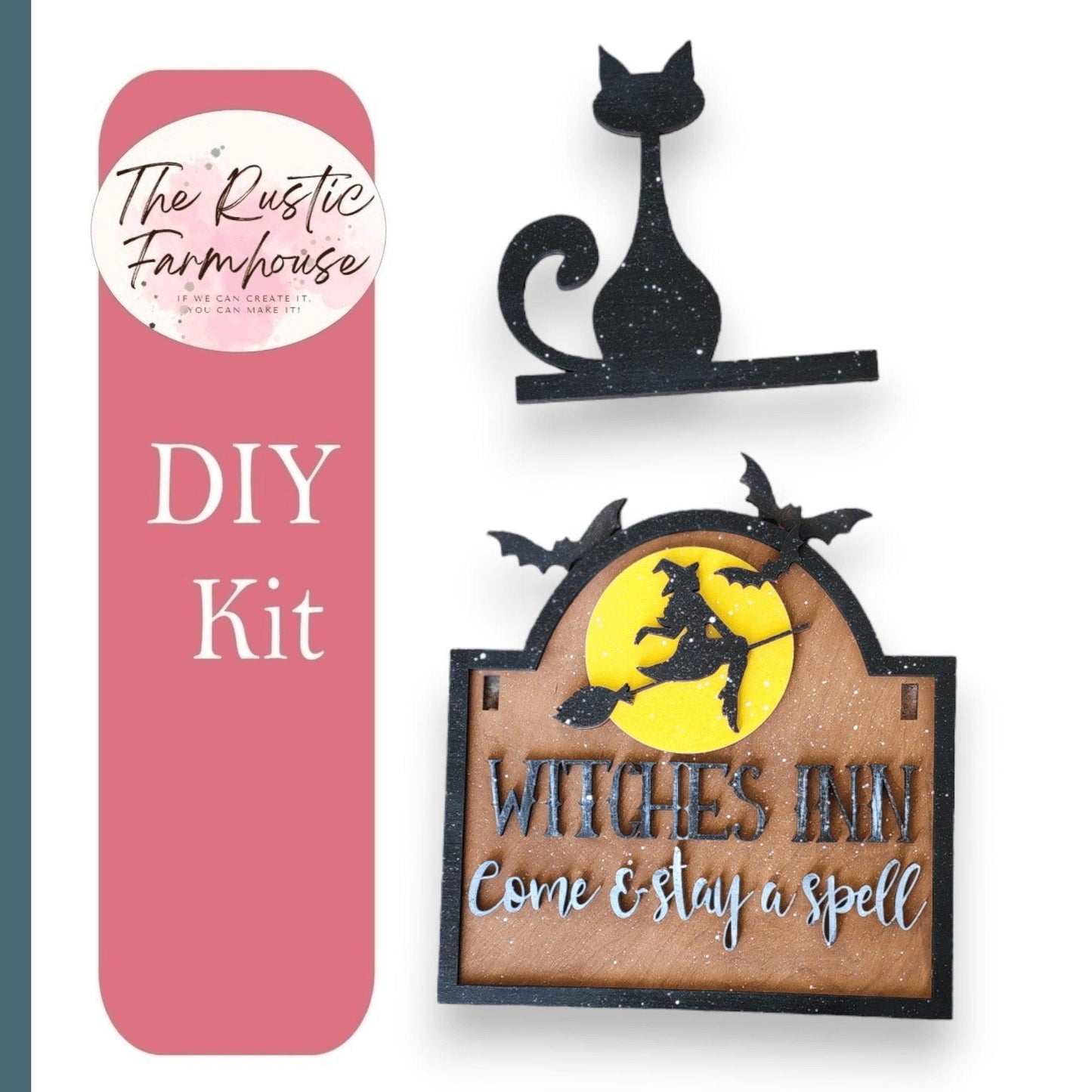 Gnome Witch for our Interchangeable Sign or Large Post - RusticFarmhouseDecor