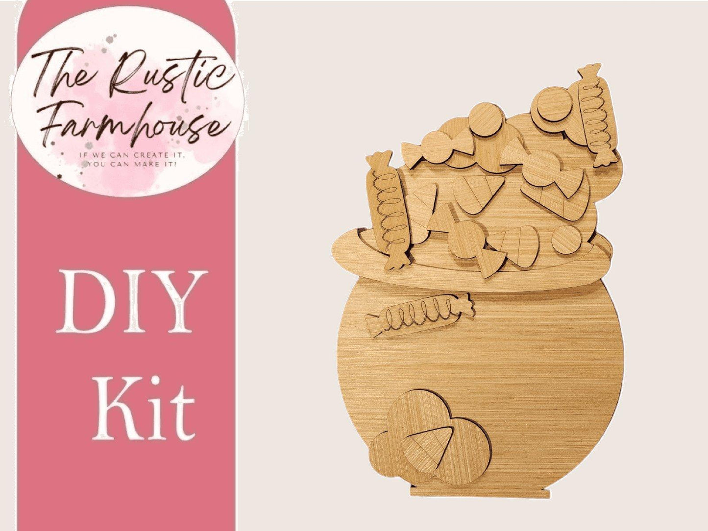 Halloween Cauldron for our Interchangeable Sign or Large Post - RusticFarmhouseDecor