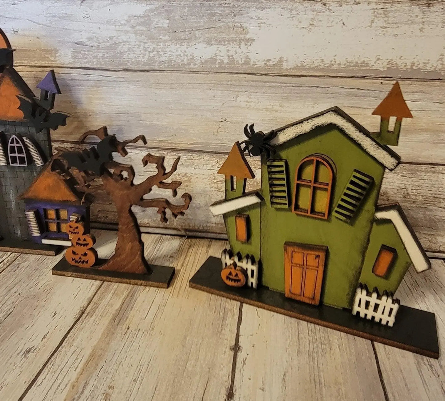 Haunted Halloween Village Tabletop Decor - RusticFarmhouseDecor