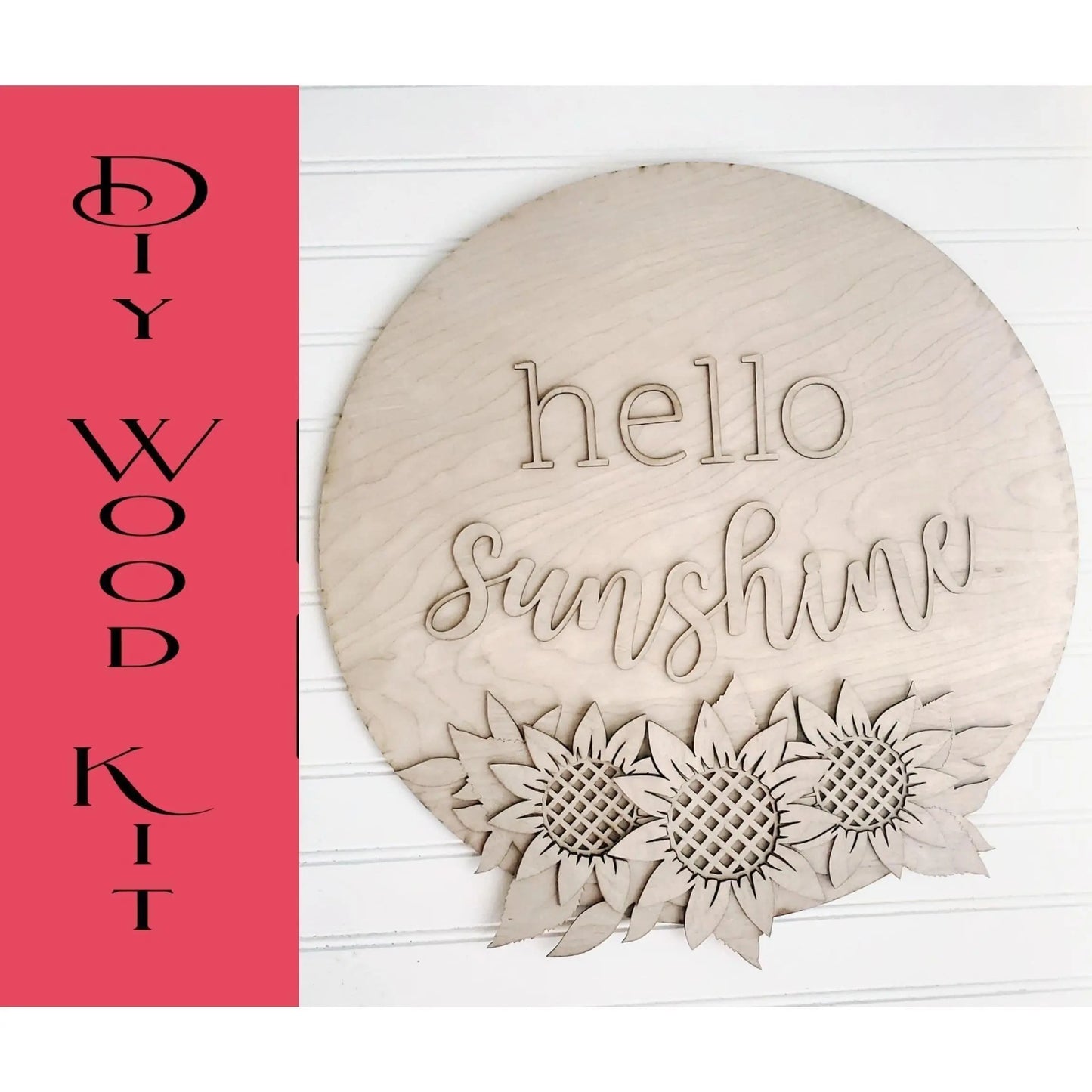 Hello Sunshine Door Hanger - RusticFarmhouseDecor
