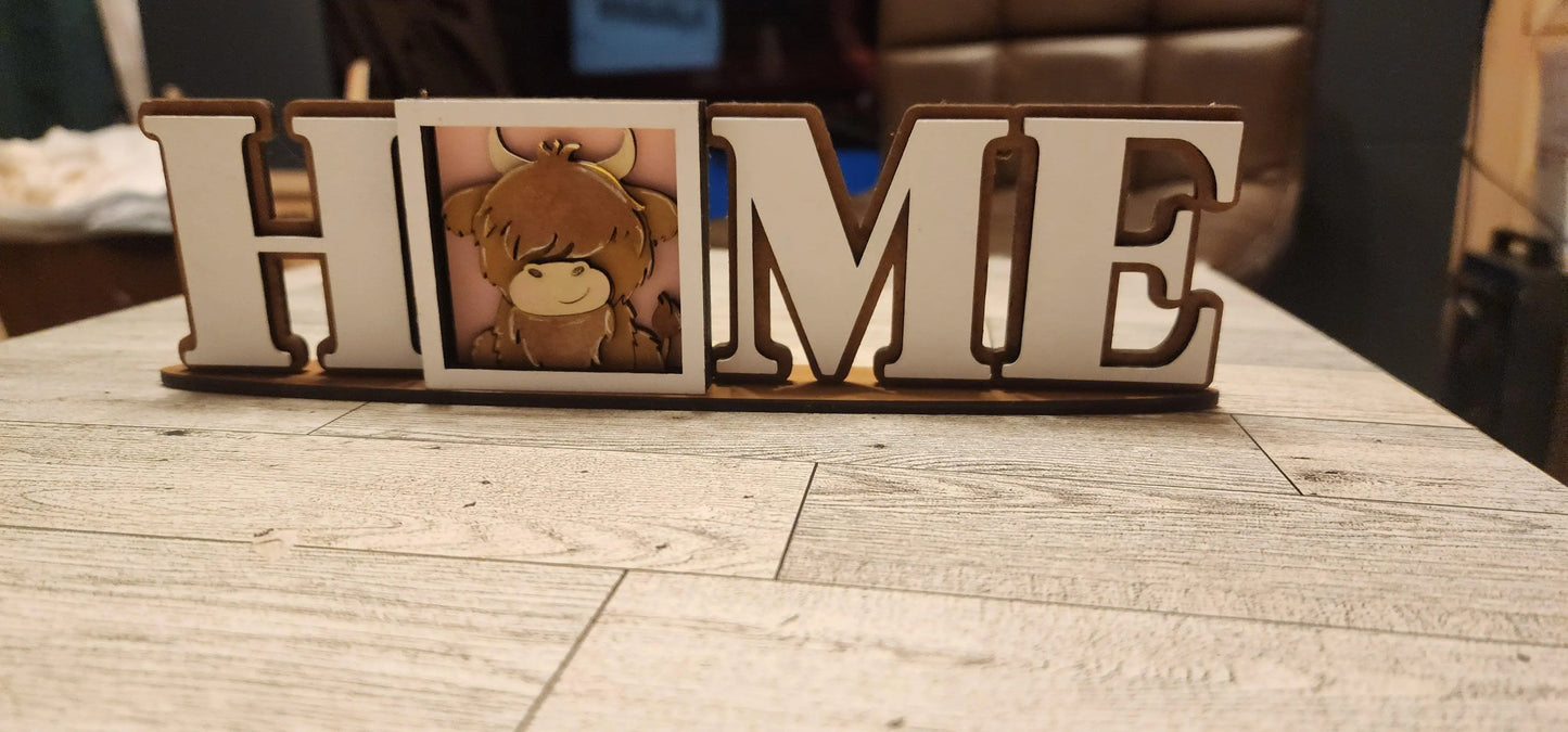 Interchangeable Mini Home Sign DIY - RusticFarmhouseDecor