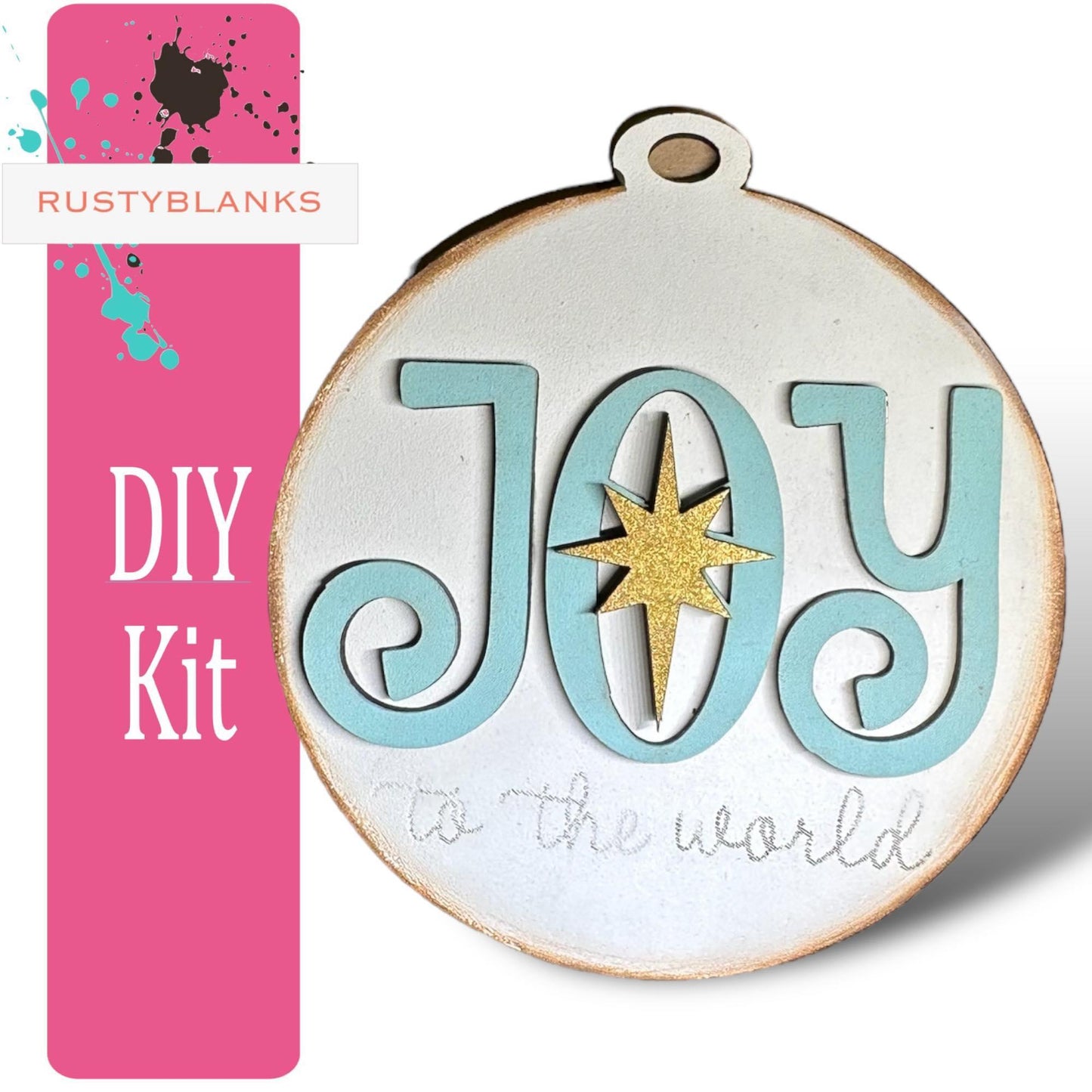 Nativity Christmas Tree Ornament Set - Holiday Decoration - RusticFarmhouseDecor