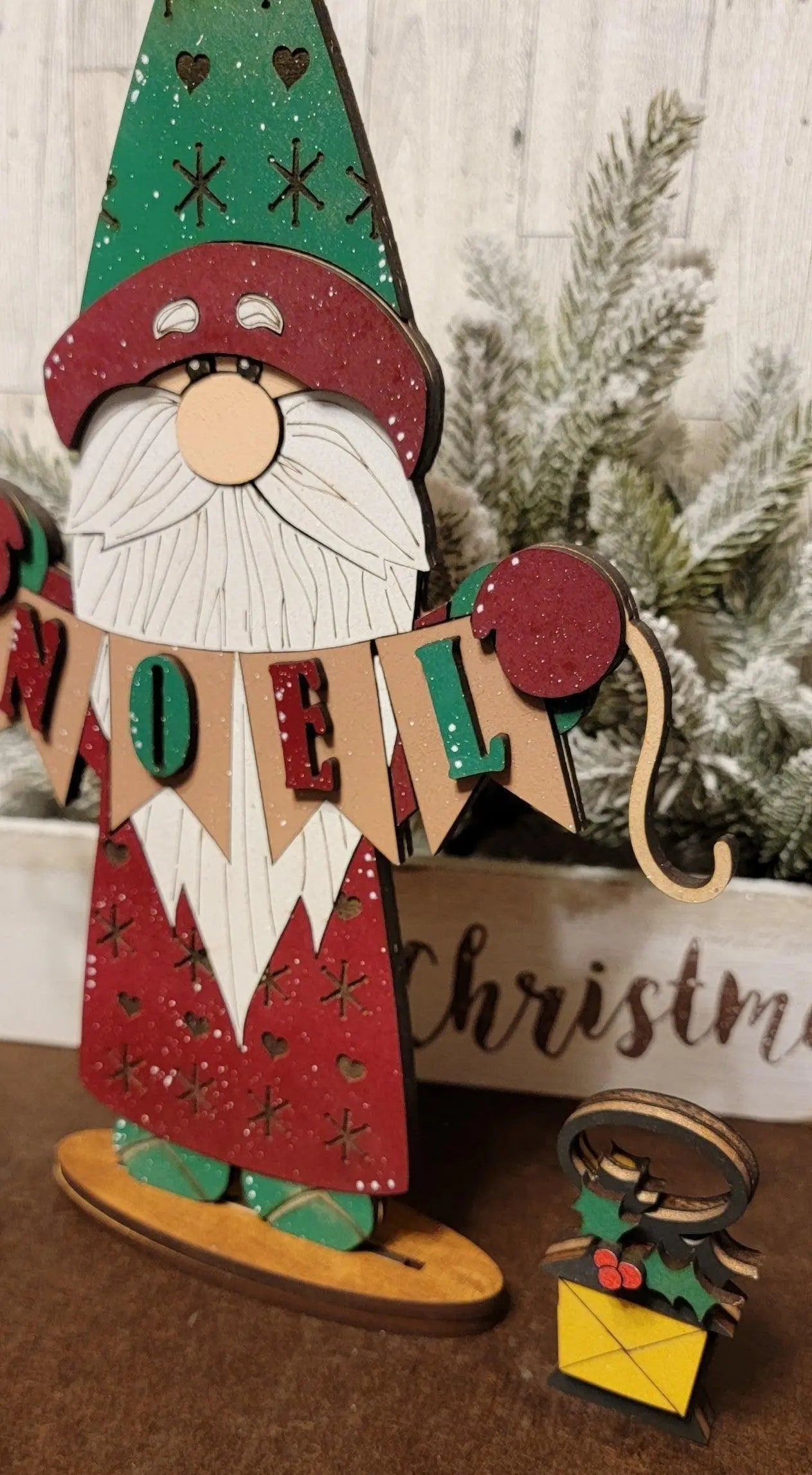 Noel Santa Gnome DIY Wood Kit - RusticFarmhouseDecor